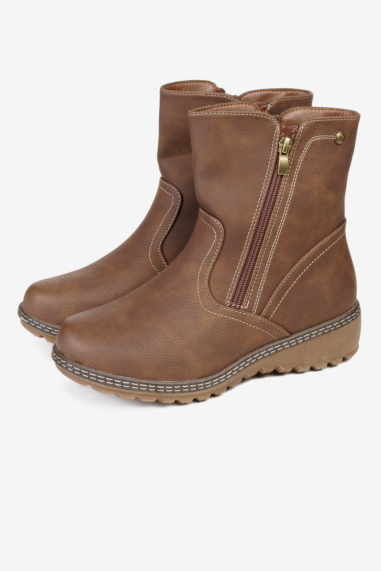 Botín Mujer Café Carmina Thunder Blue Thunder Blue