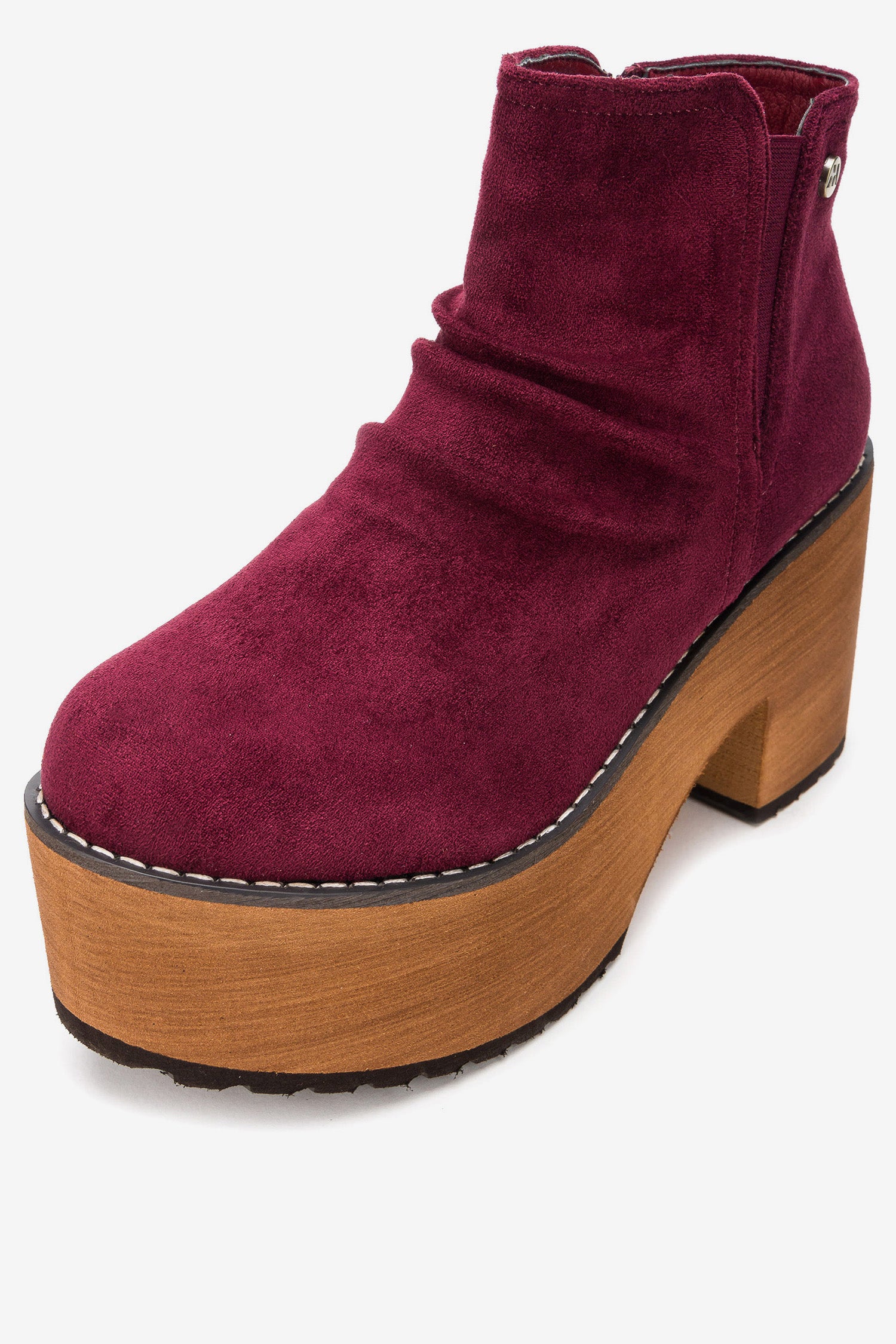 Botín Mujer Burdeo Bretz Boteli Boteli