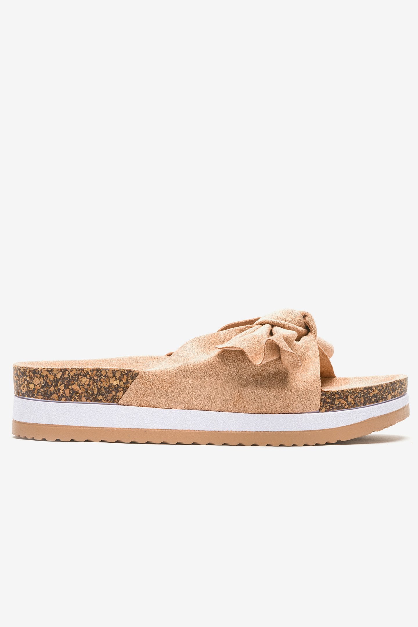 Sandalia Mujer Beige Allison Chancleta Chancleta