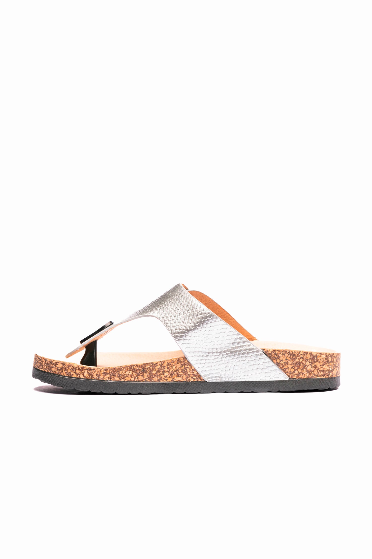 Sandalia Mujer Plateado Angela Chinitown Chinitown
