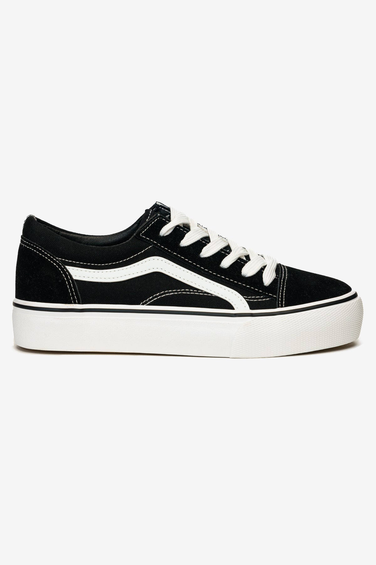 Zapatilla Mujer Negro Blanco Bridie Chinitown Chinitown