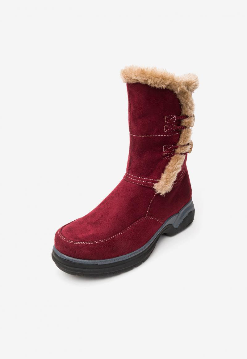 Bota Mujer Burdeo Oliva Chancleta Chancleta