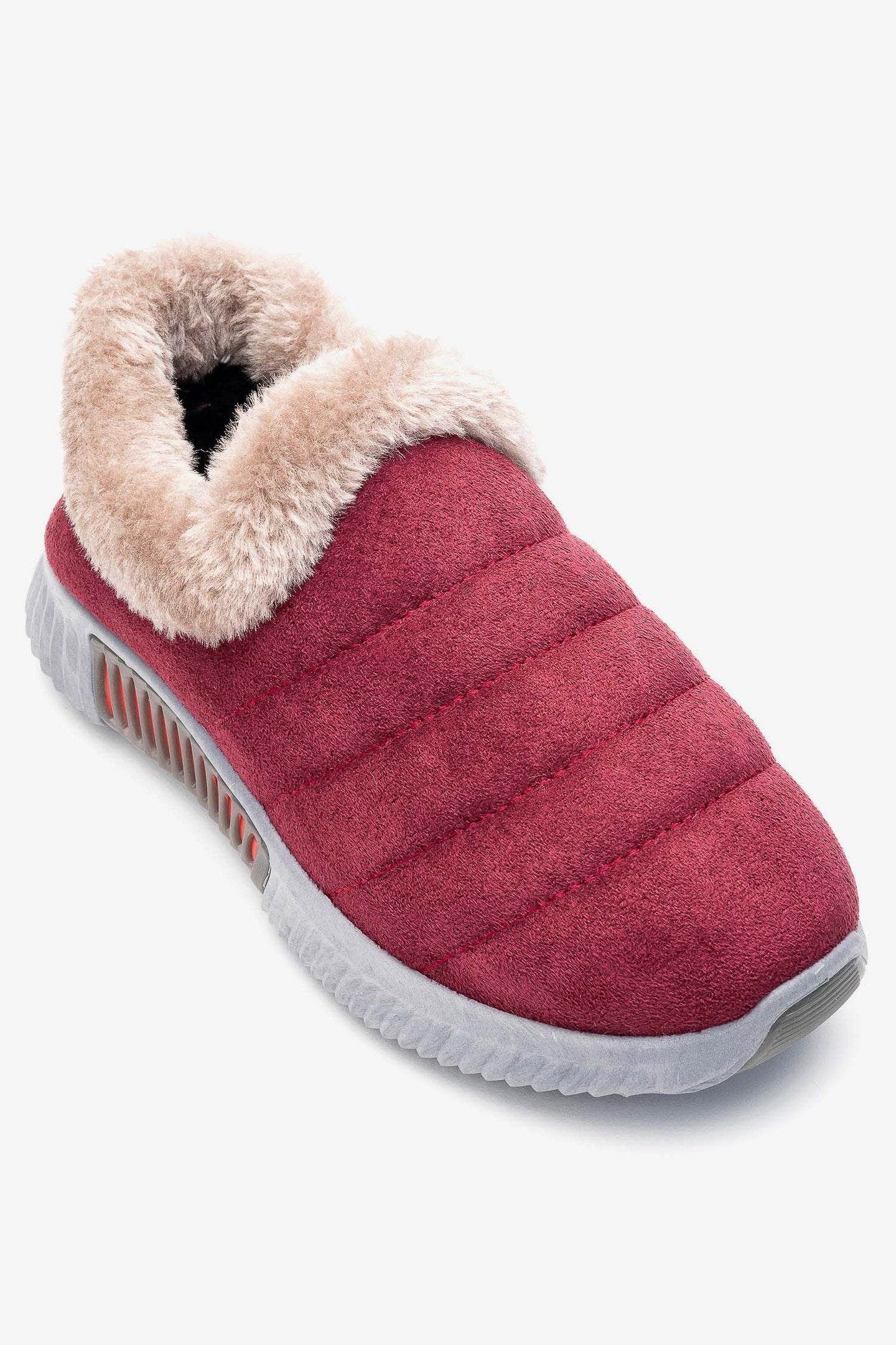 Zapatilla Mujer Burdeo Moon Chancleta Chancleta