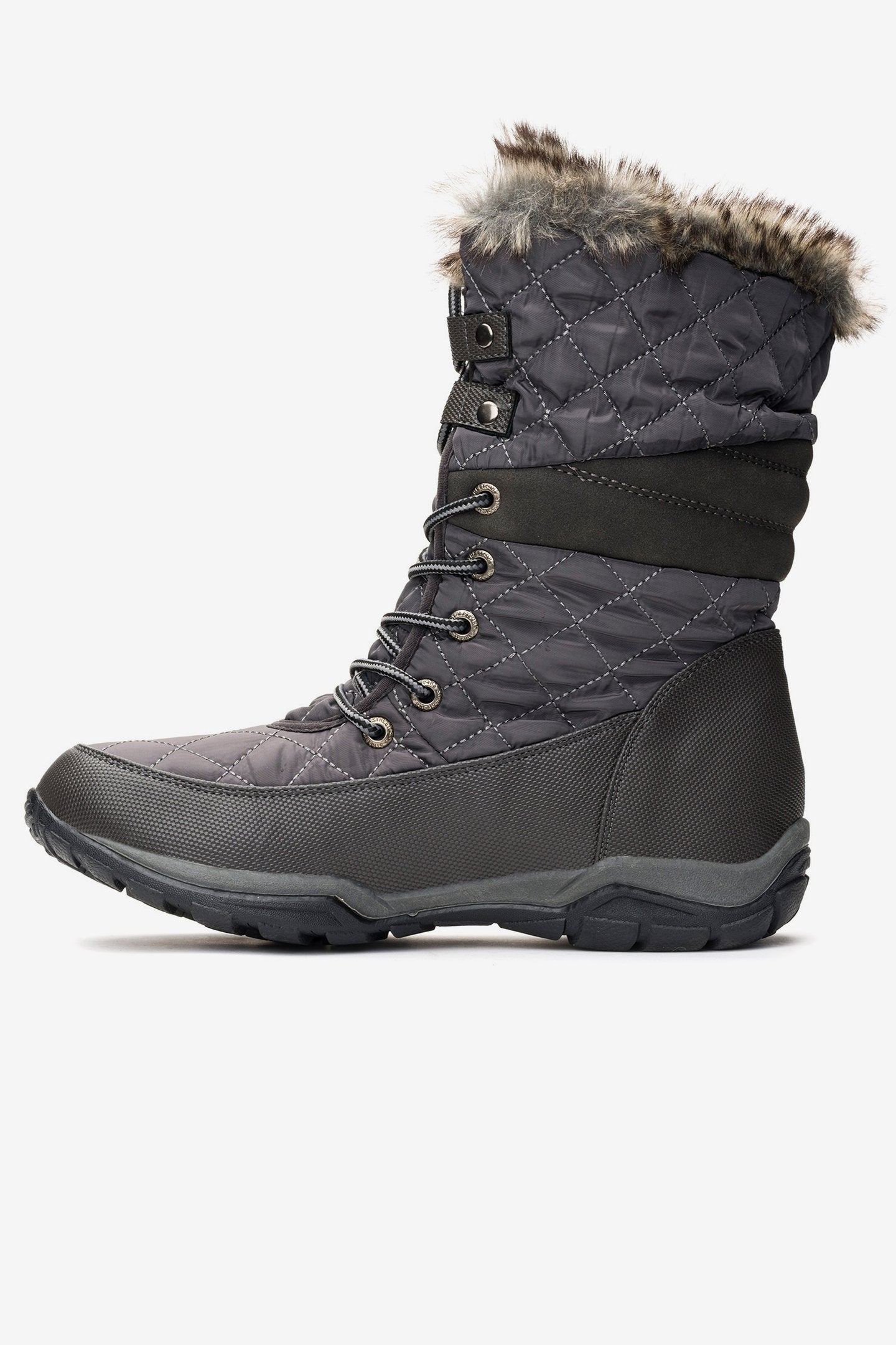 Bota Invernal Mujer Gris Roma Chinitown Chinitown
