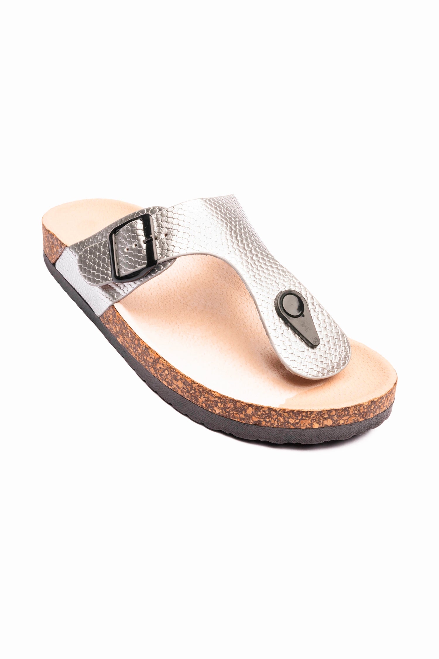 Sandalia Mujer Plateado Angela Chinitown Chinitown