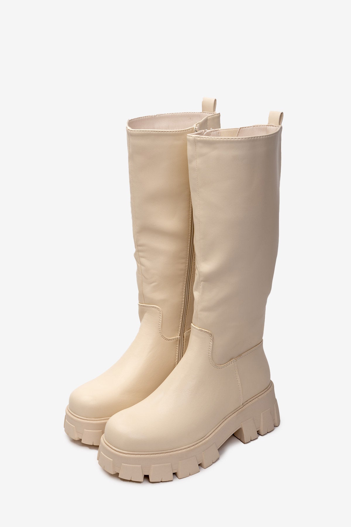 Bota Larga Mujer Blanco Siggy Chinitown Chinitown