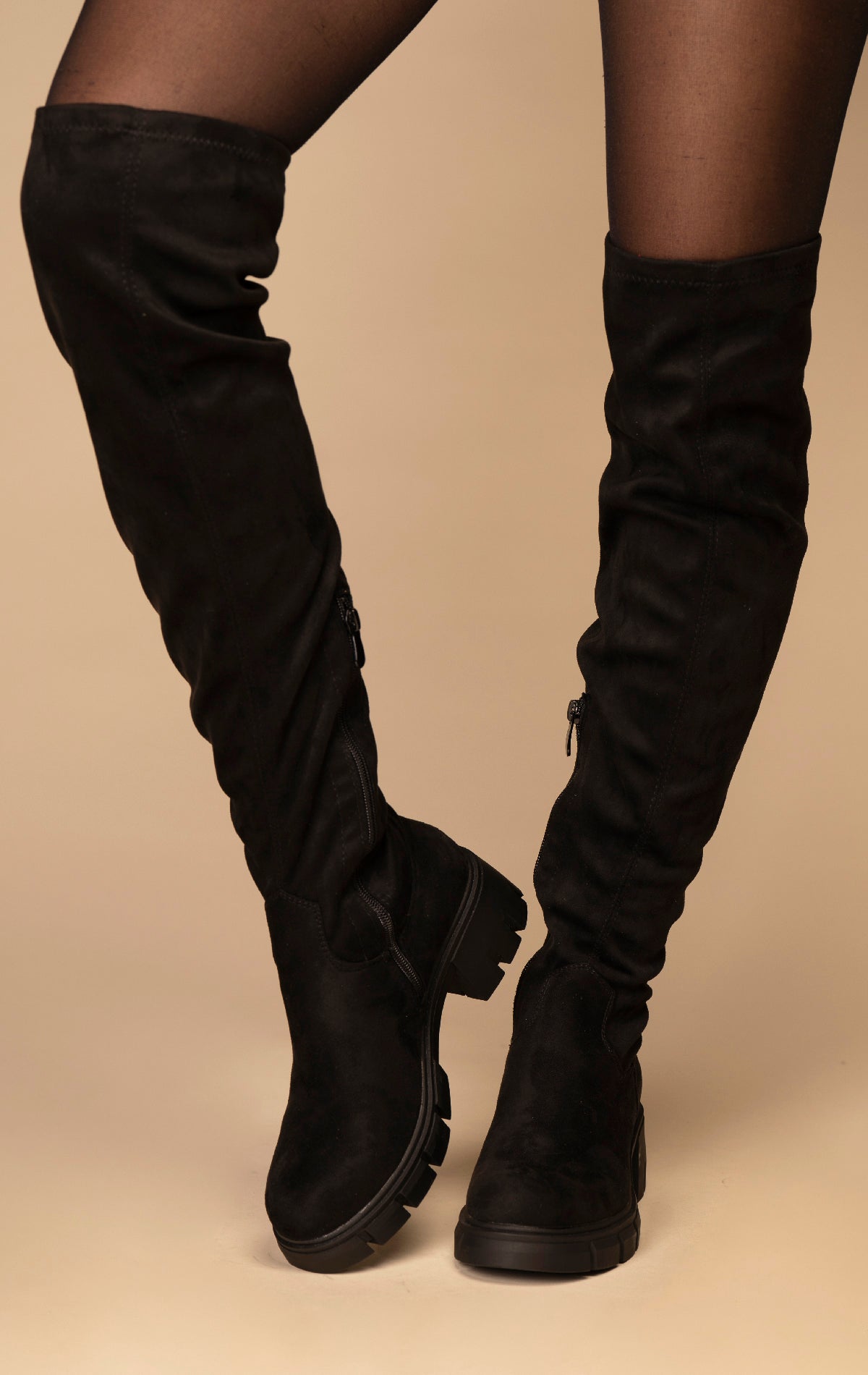 Bota Larga Mujer Negro Darinka Chinitown Chinitown