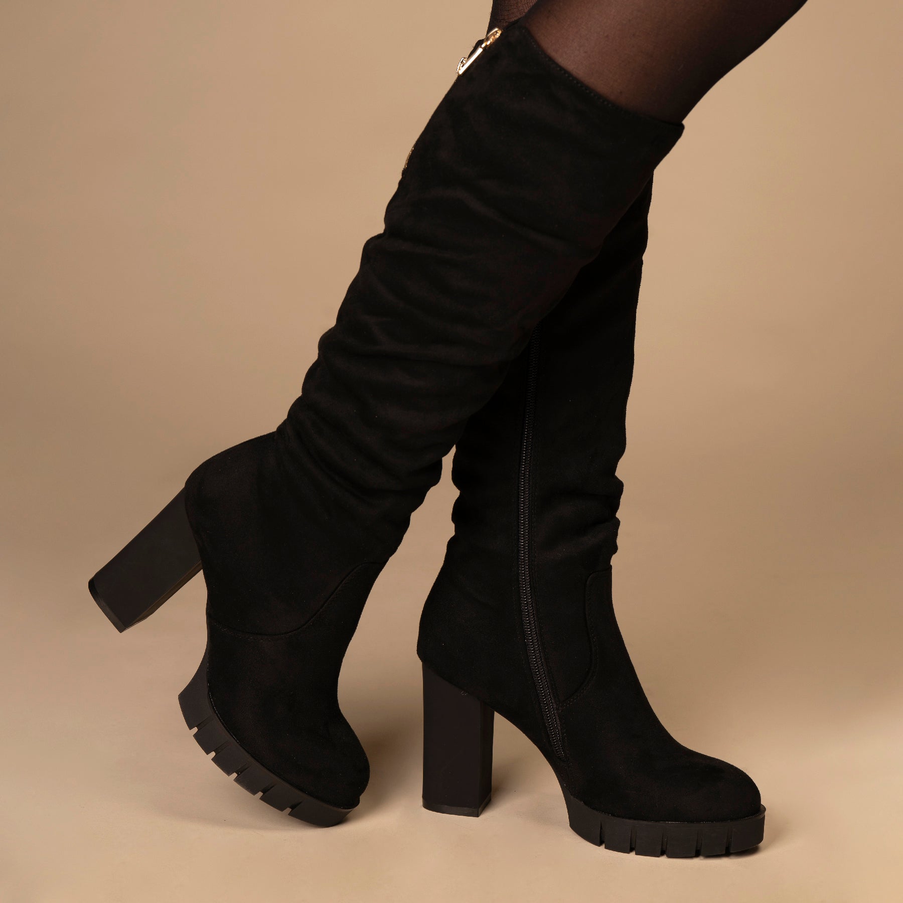 Bota Larga Mujer Negro Narkissa Chinitown Chinitown