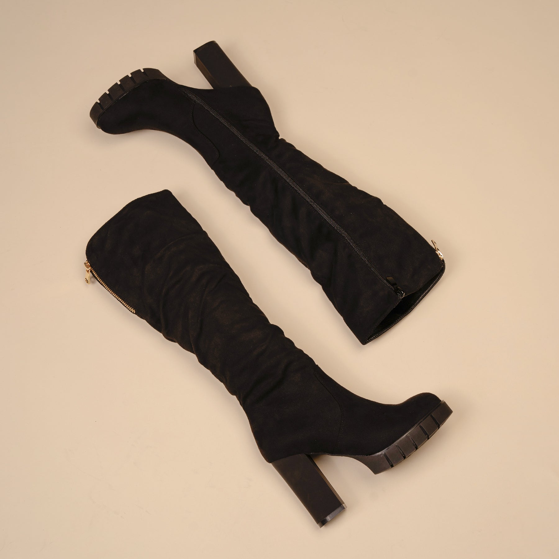 Bota Larga Mujer Negro Narkissa Chinitown Chinitown