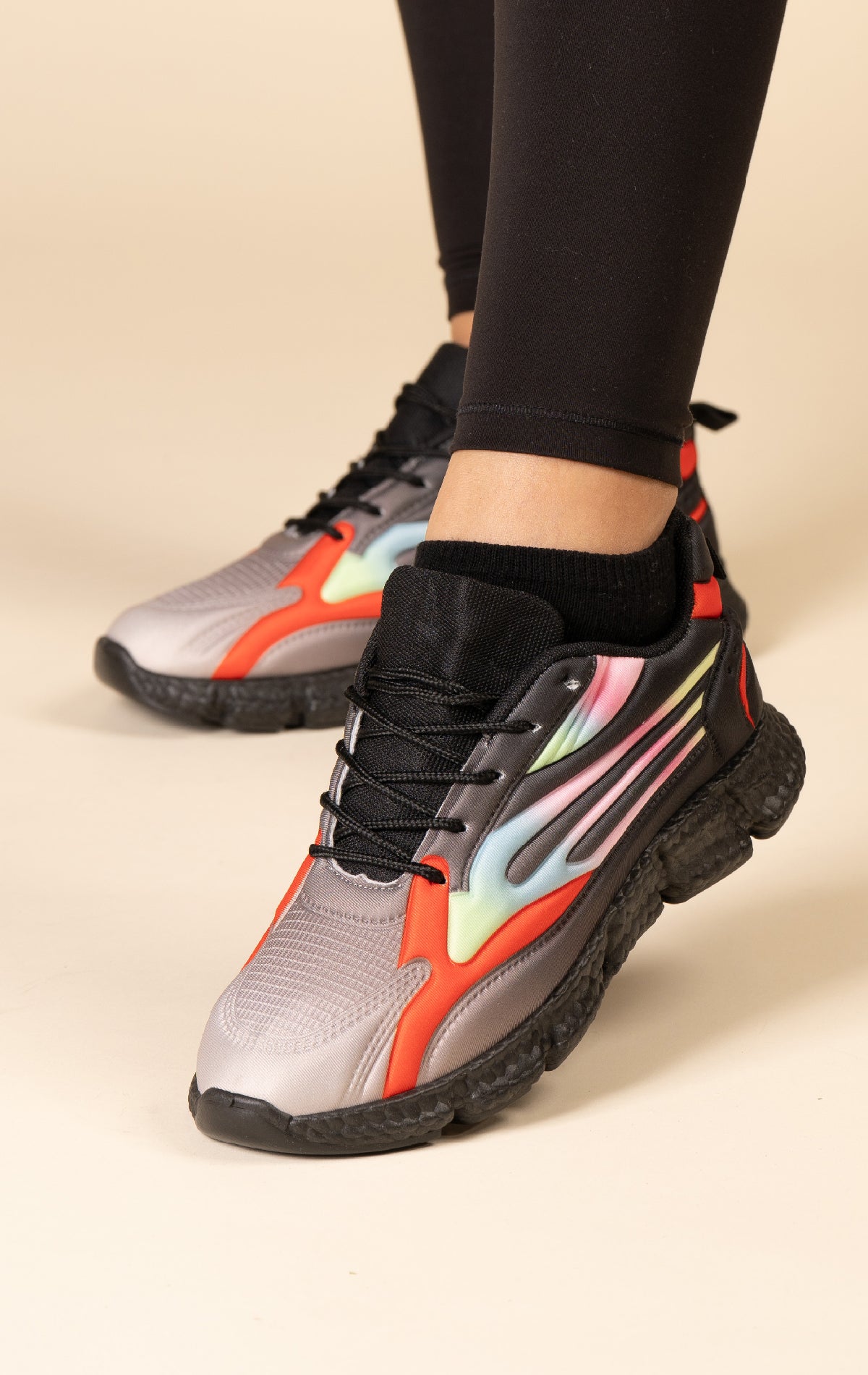 Zapatilla Deportiva Mujer Negro Luz Chinitown Chinitown