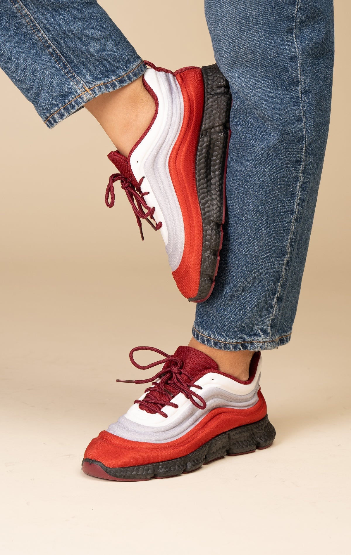 Zapatilla Deportiva Mujer Burdeo Ebba Chinitown Chinitown