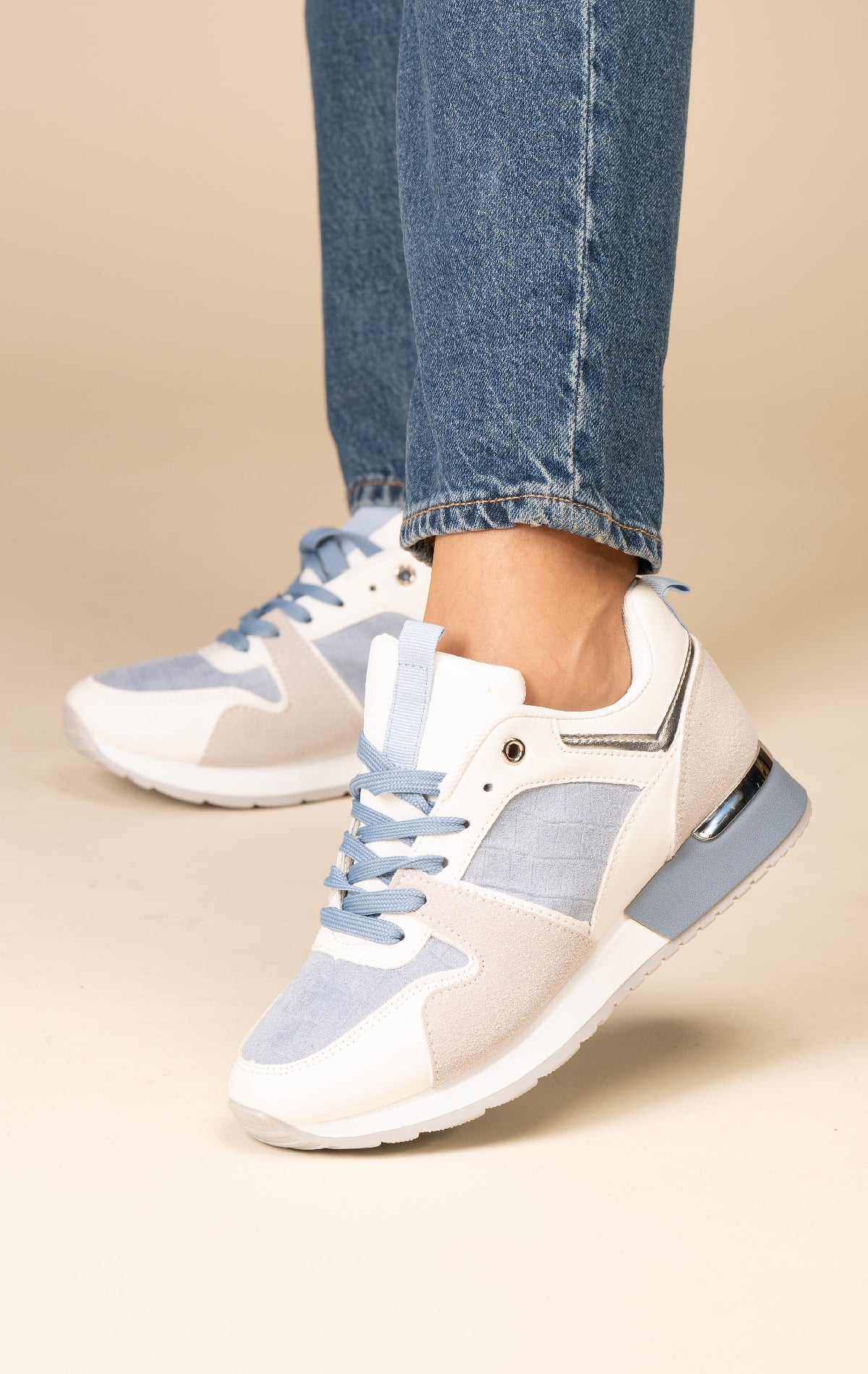 Zapatilla Urbana Mujer Azul Sayda Chinitown Chinitown