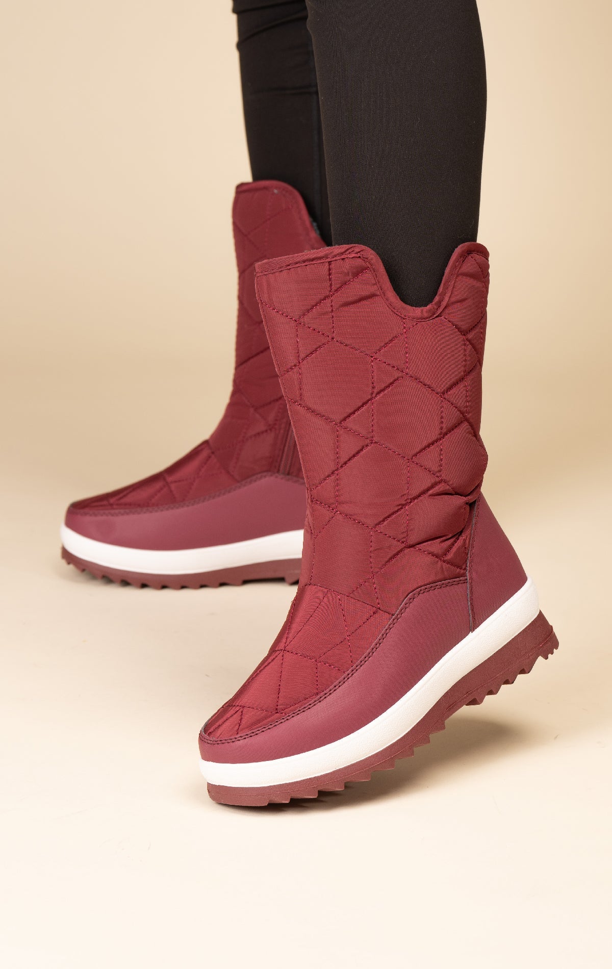 Bota Impermeable Mujer Burdeo Yunari Chinitown Chinitown