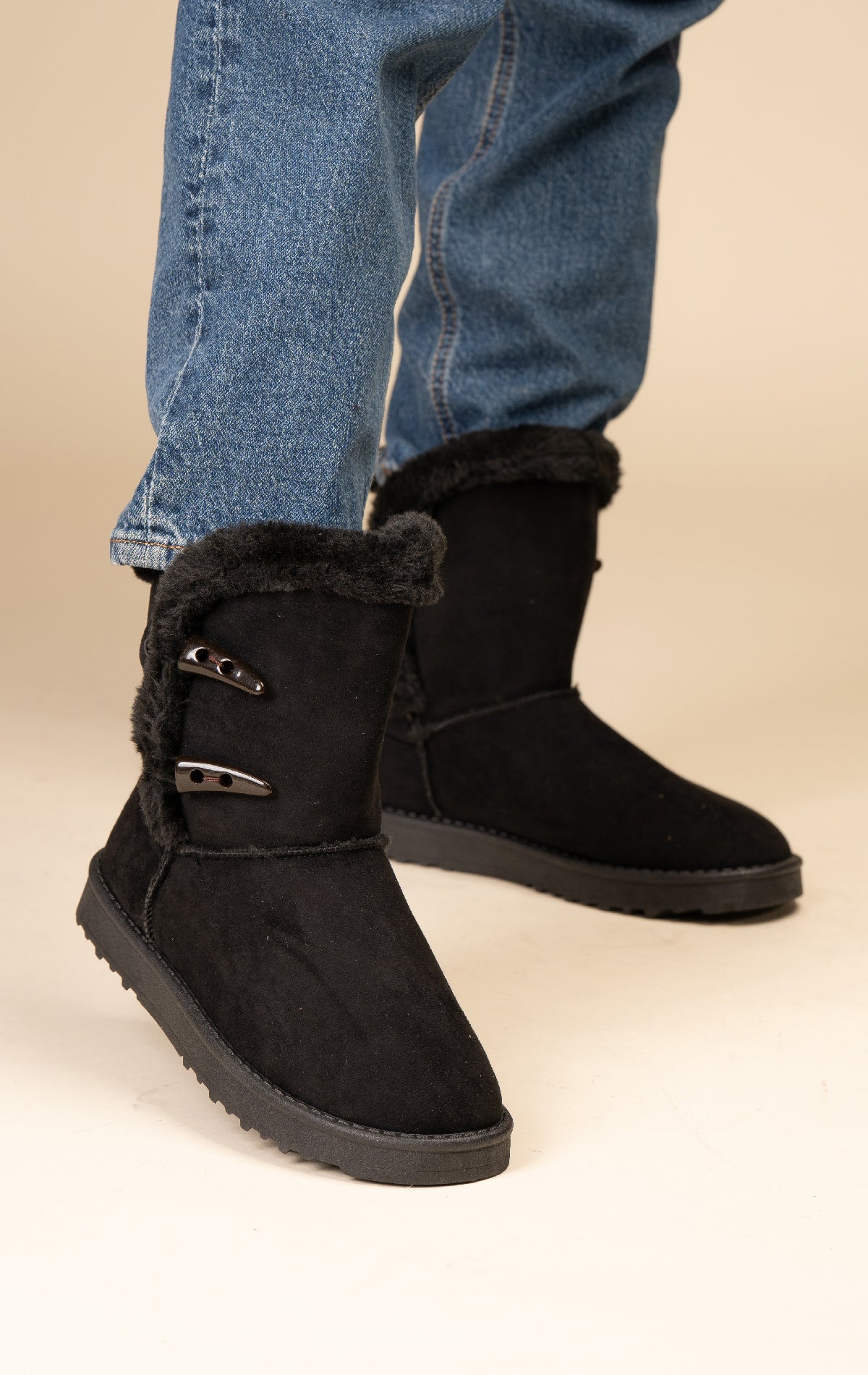 Bota Comfy Mujer Magnolia Negro Chinitown Chinitown