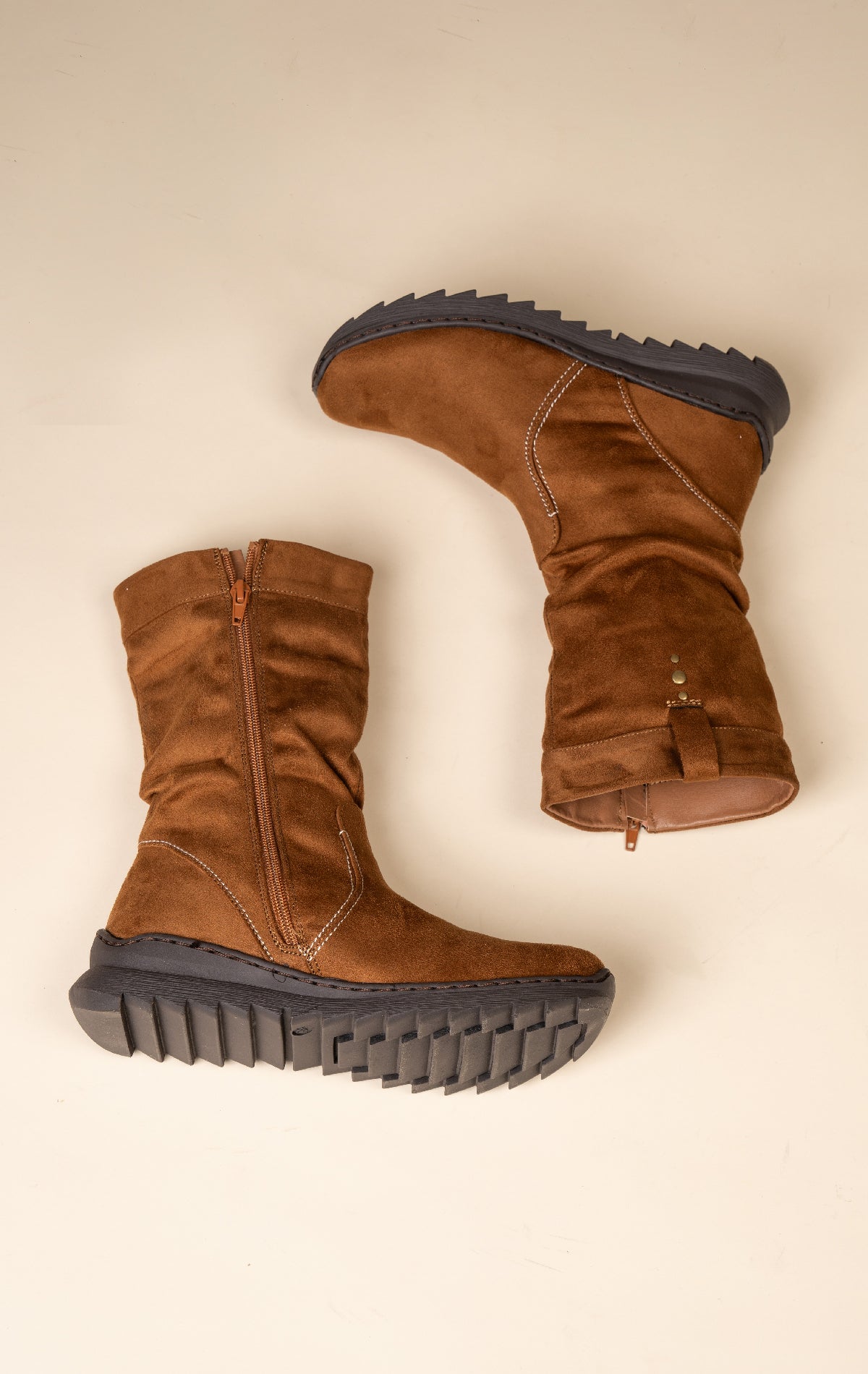 Bota Casual Mujer Melinda Camel Chinitown Chinitown