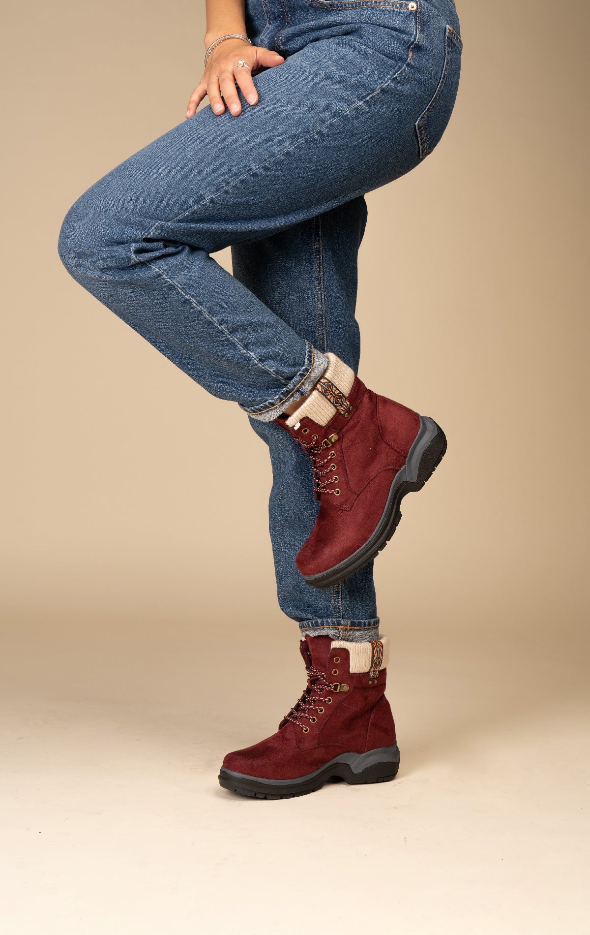 Bota Casual Mujer Dunixe Rojo Chinitown Chinitown