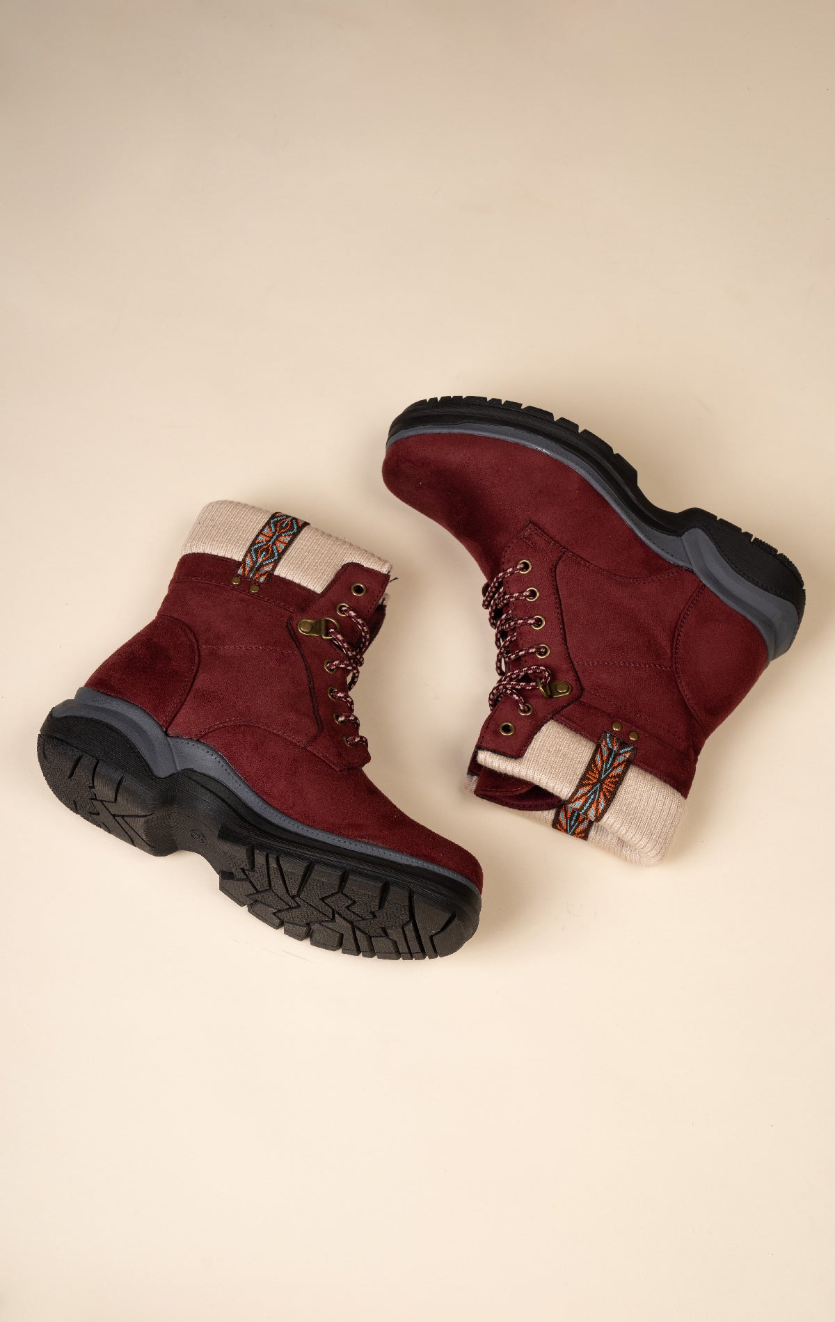 Bota Casual Mujer Dunixe Rojo Chinitown Chinitown