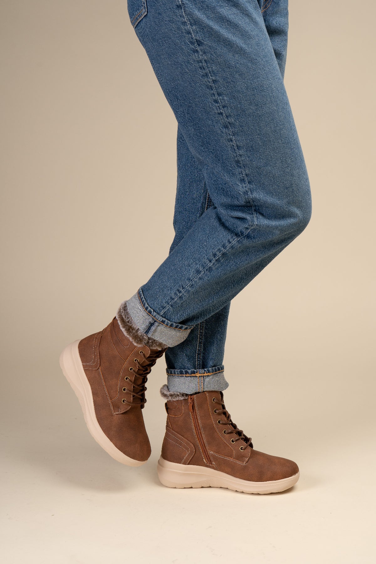 Botín Mujer Café Oscuro Biwen chinitown Chinitown