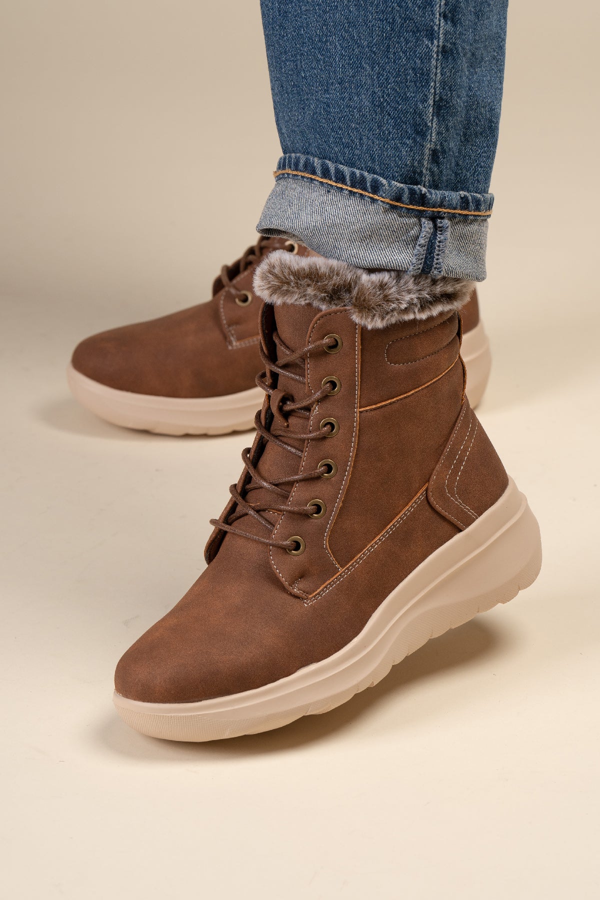 Botín Mujer Café Oscuro Biwen chinitown Chinitown