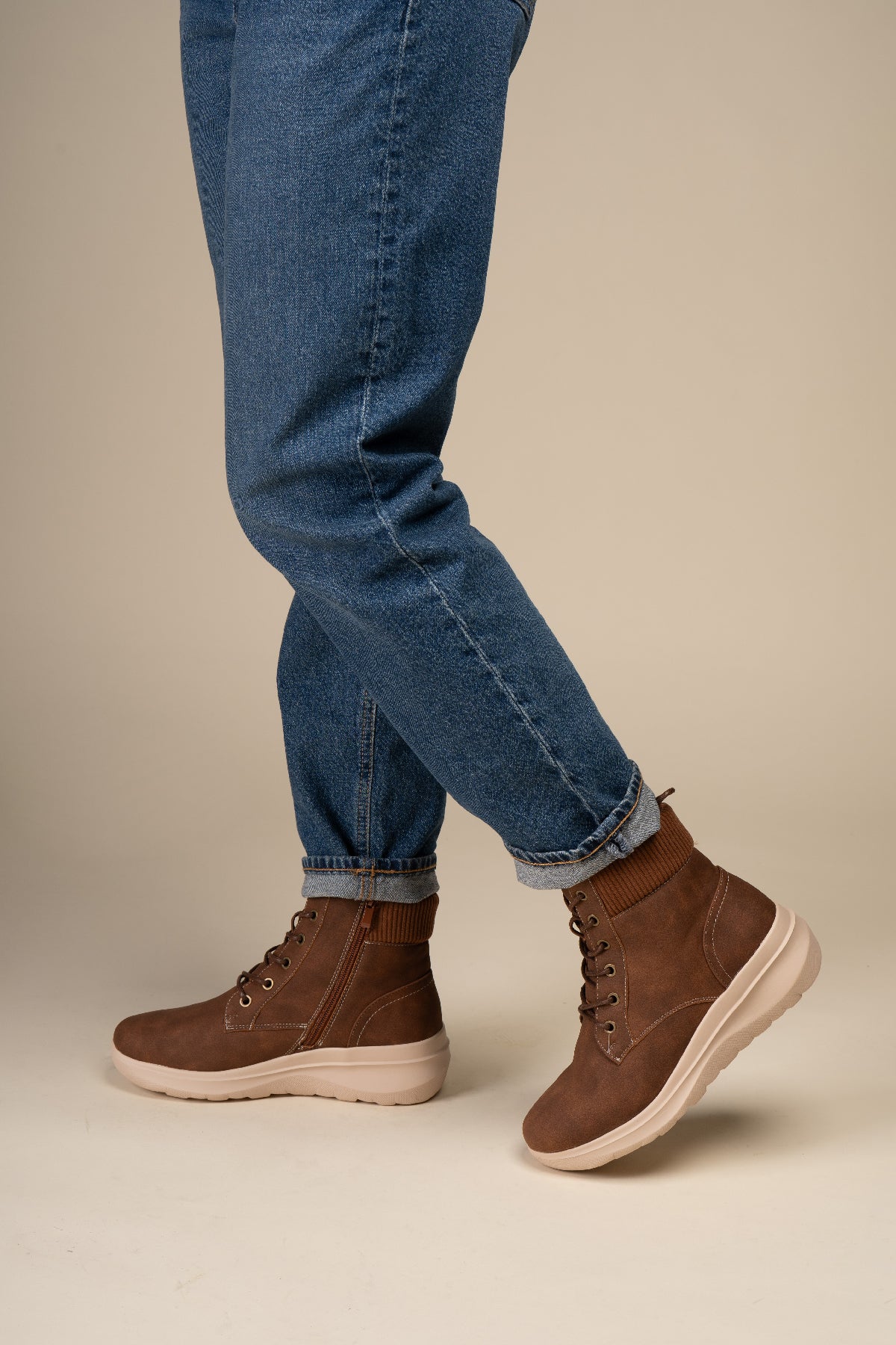 Botín Casual Mujer Café Oscuro Aurélie Chinitown Chinitown