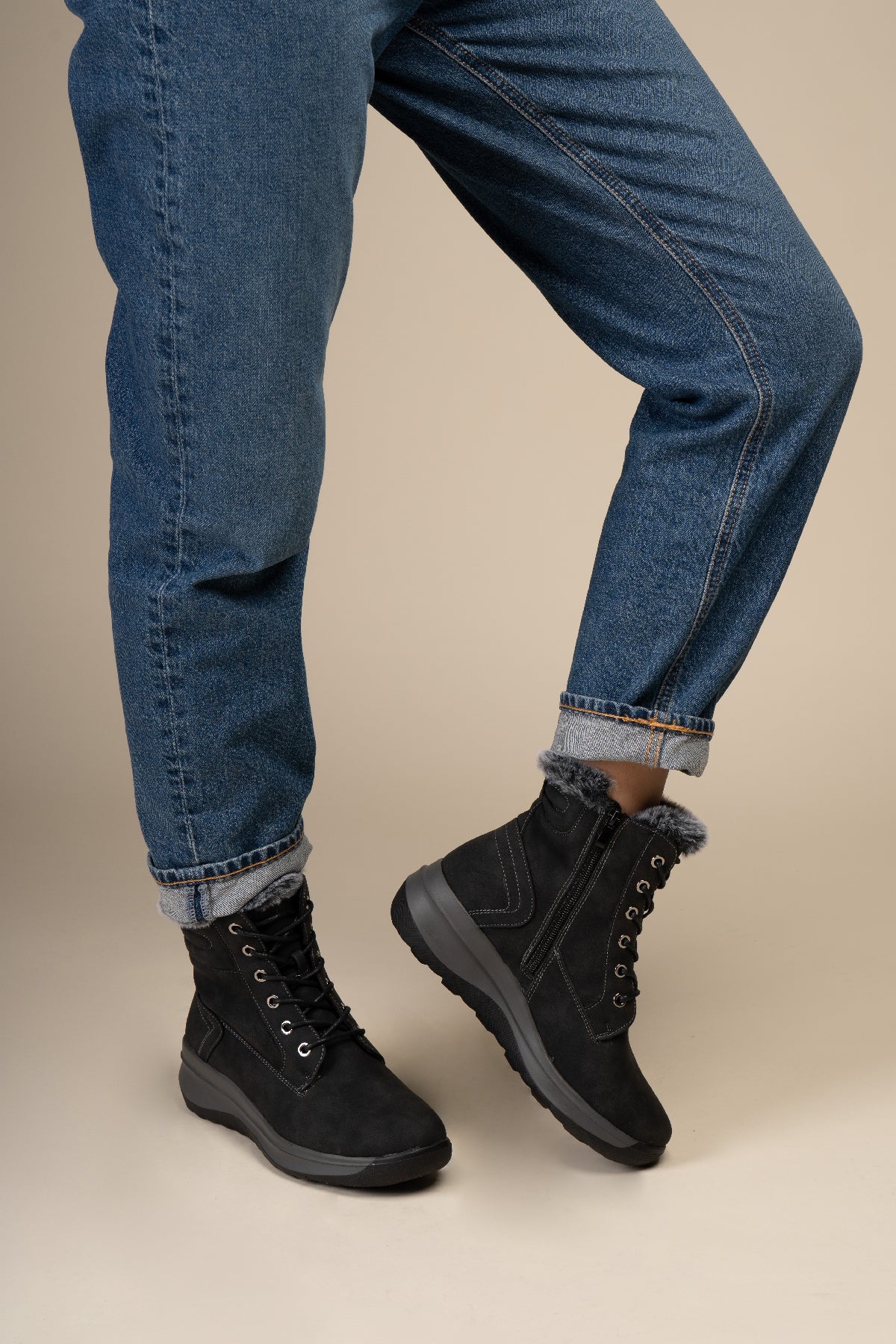 Botín Casual Mujer Gris Biwen Chinitown Chinitown