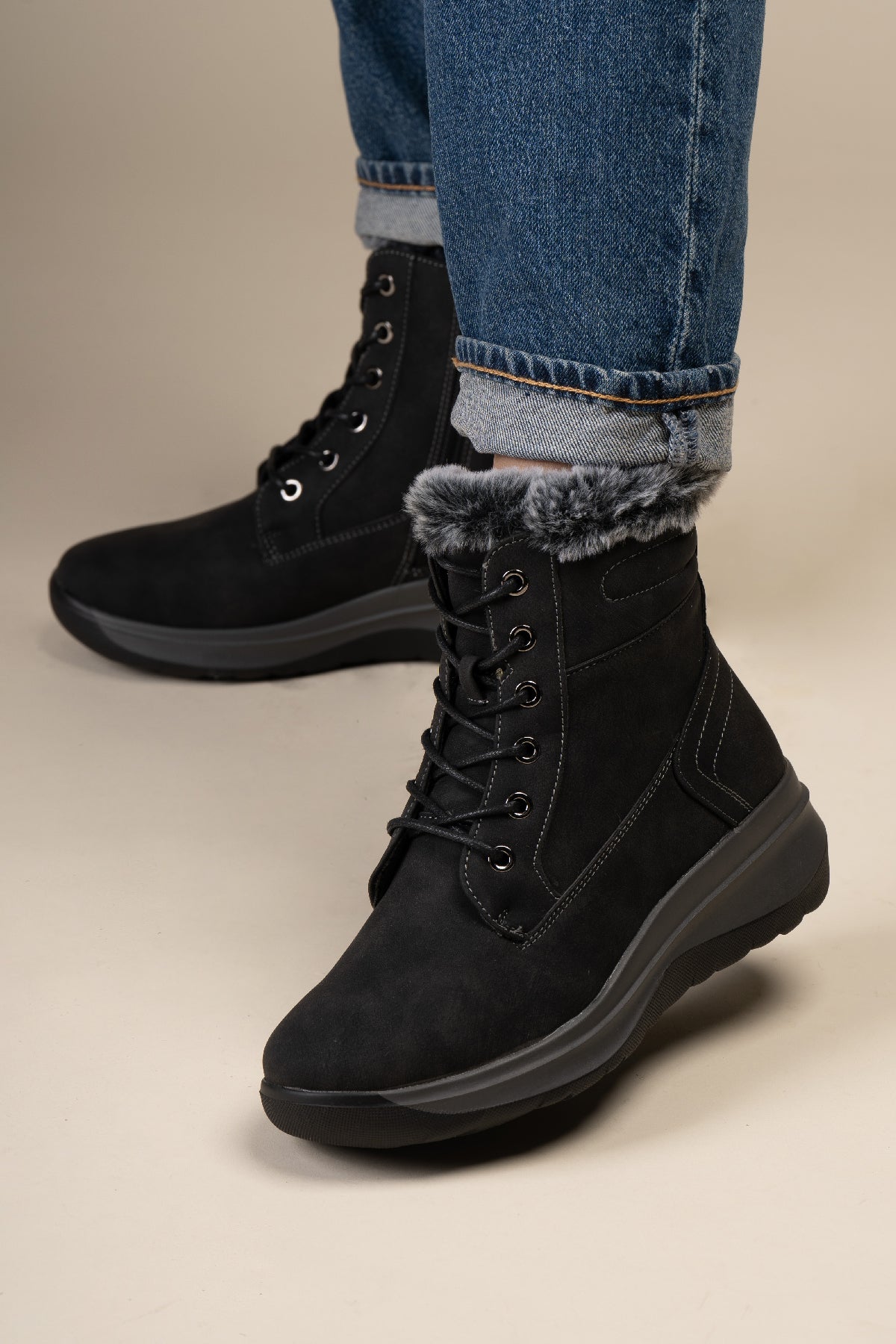 Botín Casual Mujer Gris Biwen Chinitown Chinitown