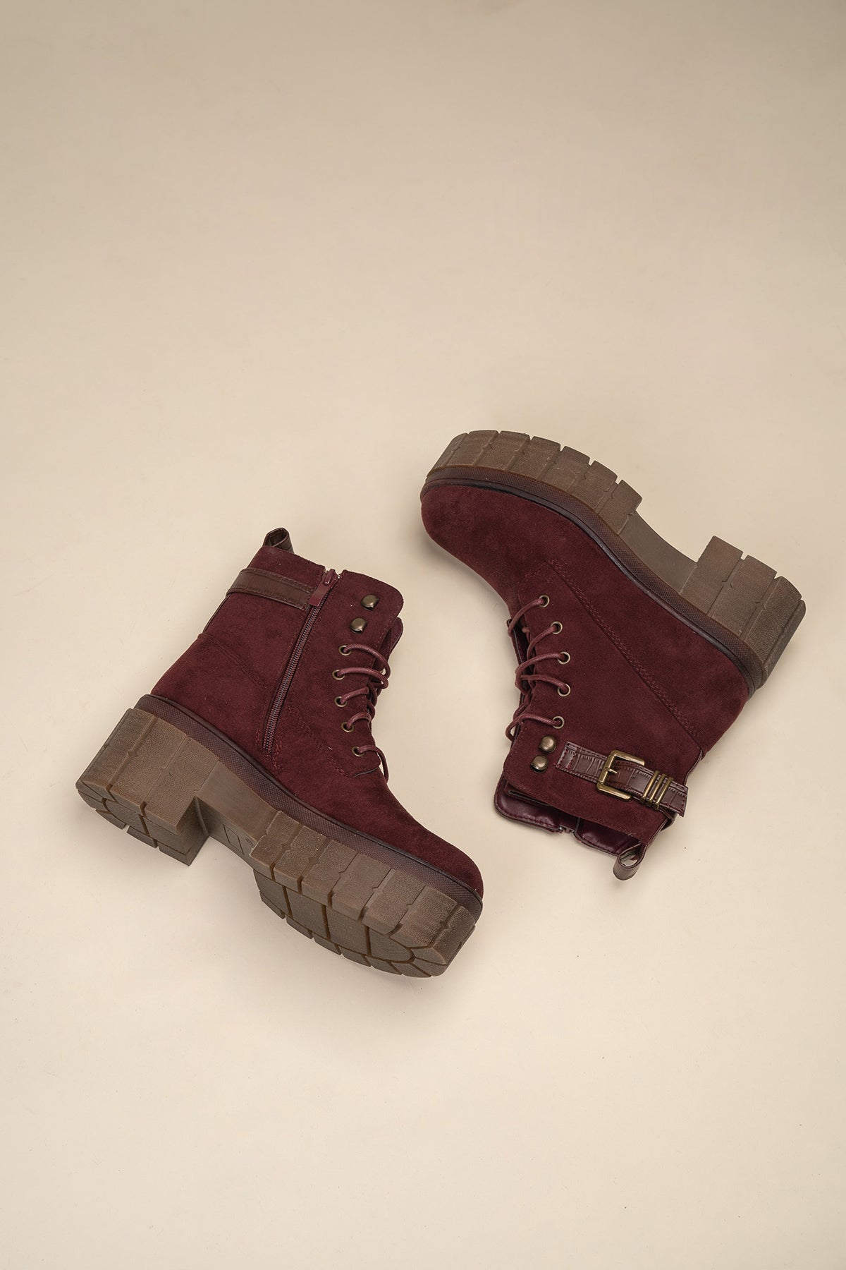 Botín Casual Mujer Burdeo Kendall Chinitown Chinitown