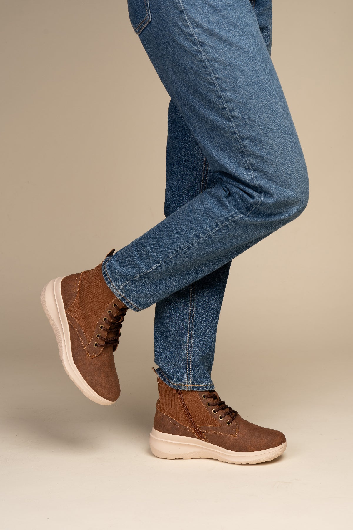 Botín Casual Mujer Café Aurélie Chinitown Chinitown