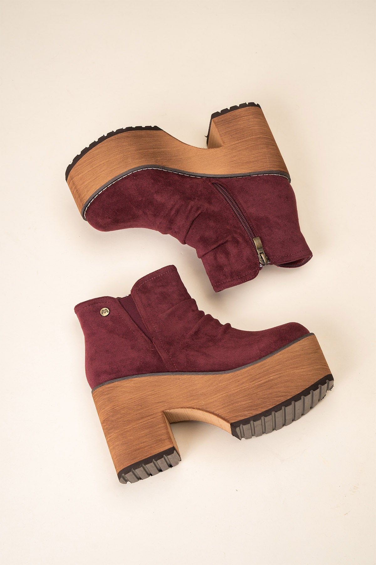 Botín Casual Mujer Burdeo Zahara Chinitown Chinitown