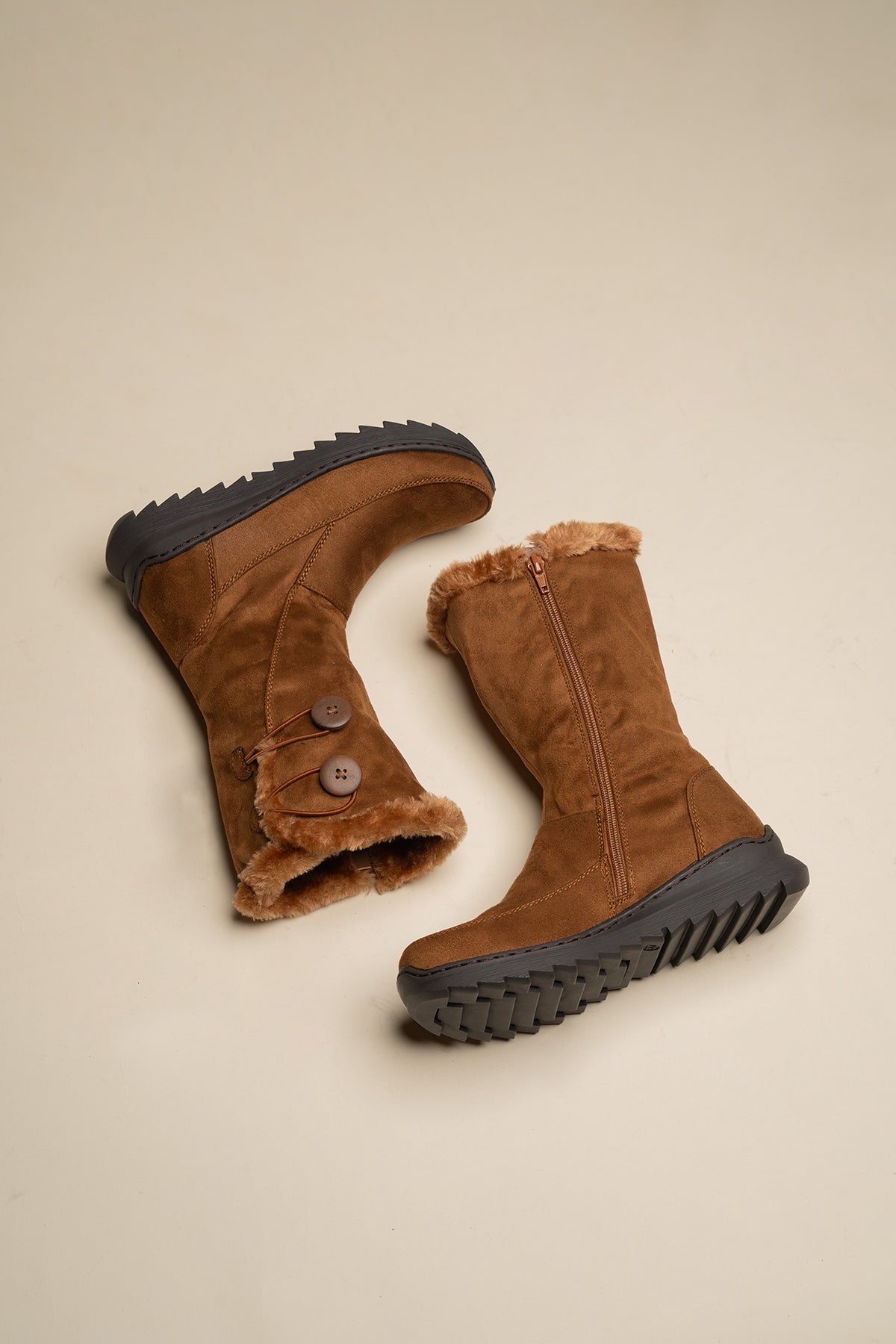 Bota Casual Mujer Café Claro Mariella Chinitown Chinitown