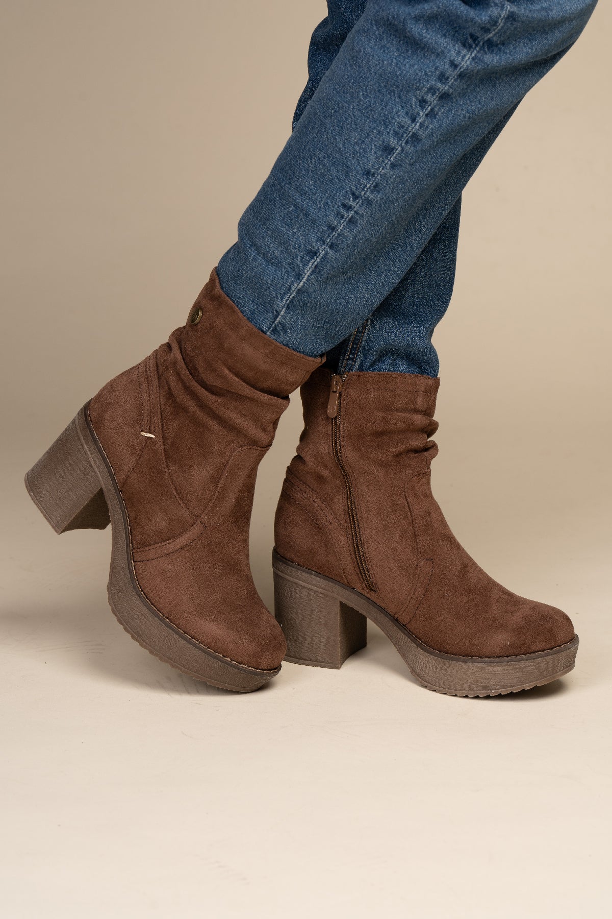 Bota Casual Mujer Café Josh Chinitown Chinitown