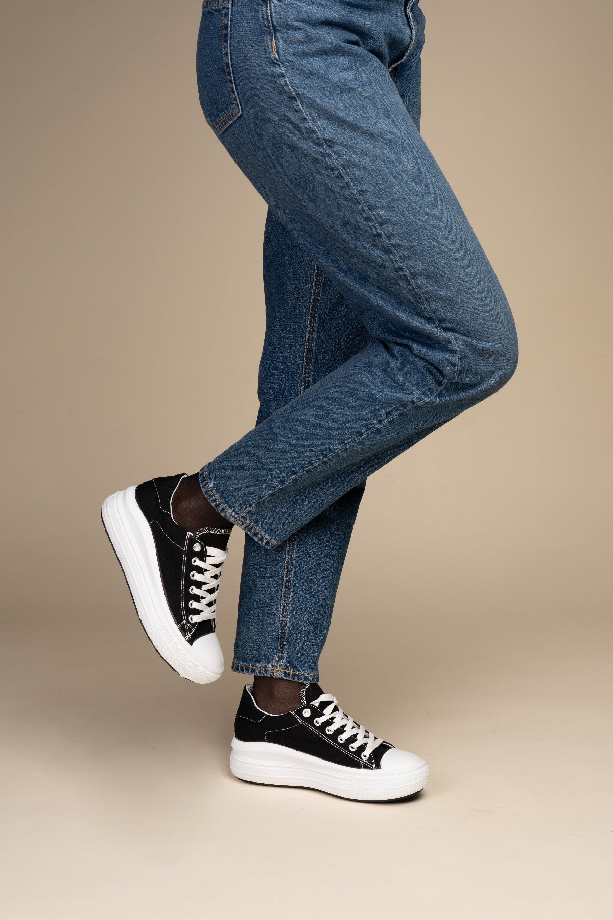 Zapatilla Urbana Mujer Negro Wesley Chinitown Chinitown