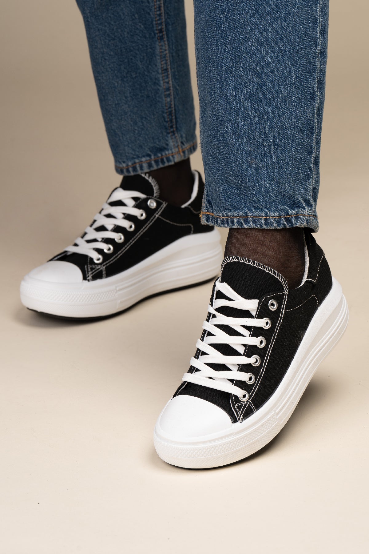 Zapatilla Urbana Mujer Negro Wesley Chinitown Chinitown