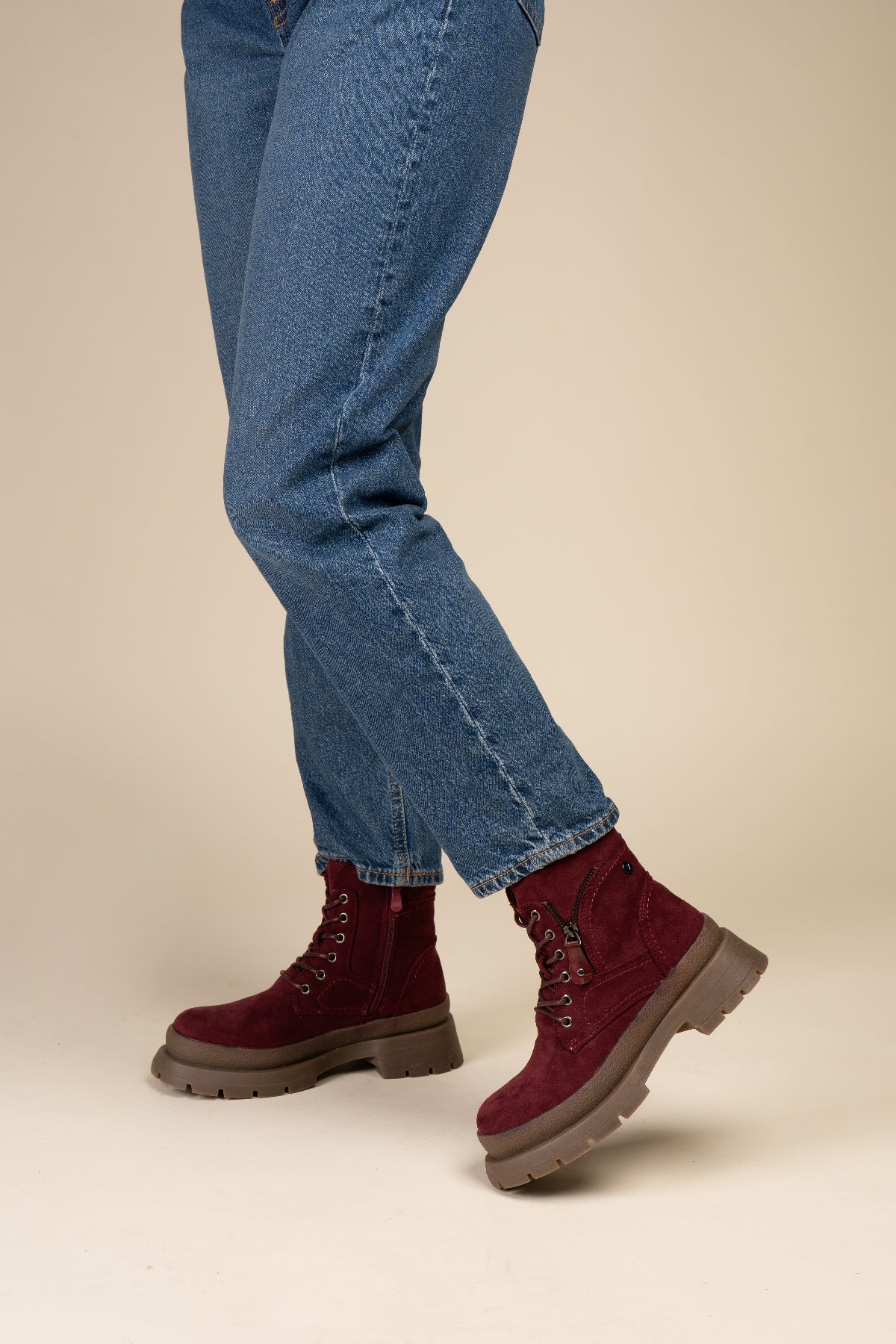 Botín Urbano Mujer Burdeo Lidiya Chinitown Chinitown