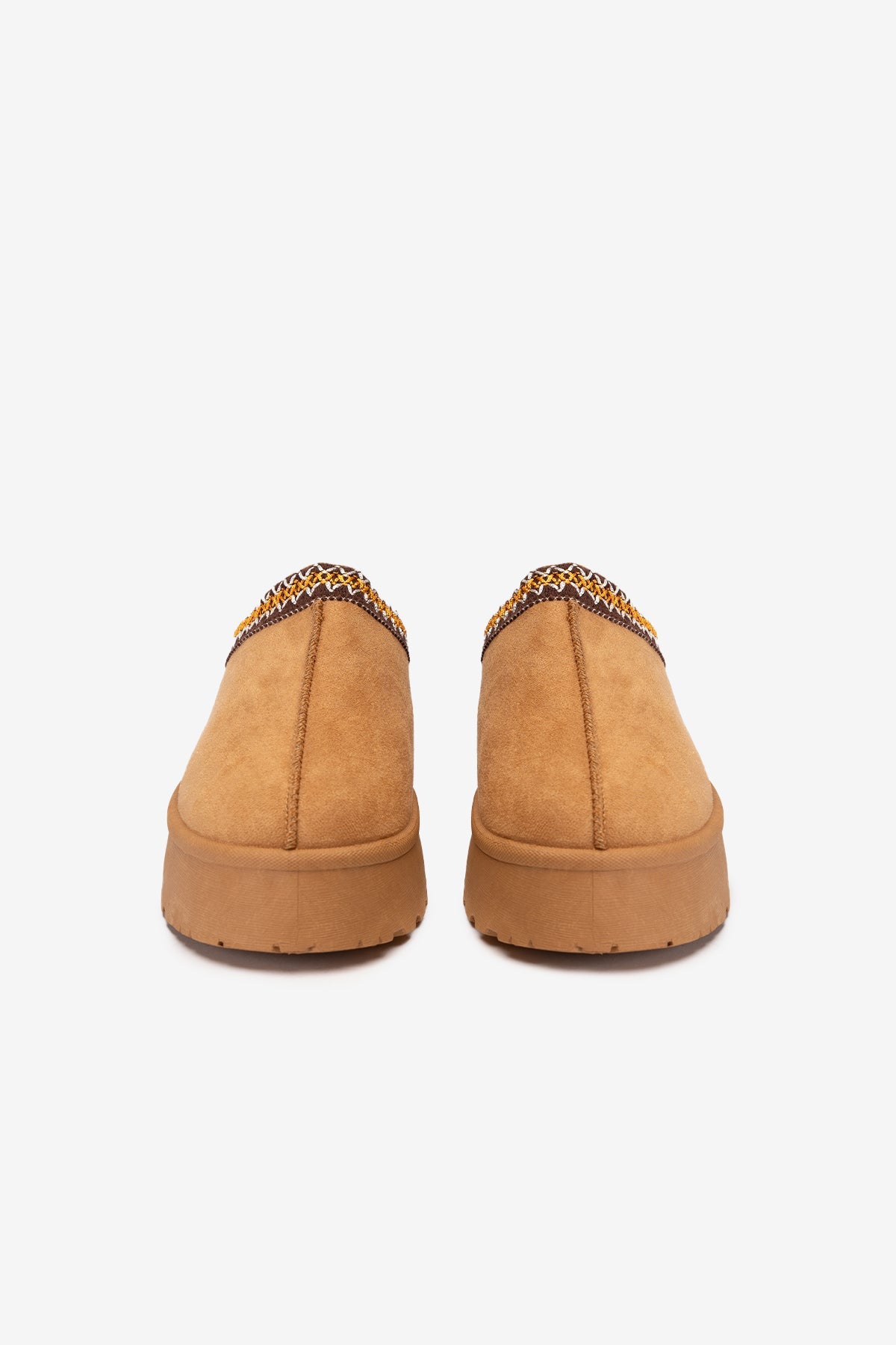 Pantufla Felpuda Mujer Camel Alisa Chinitown Chinitown