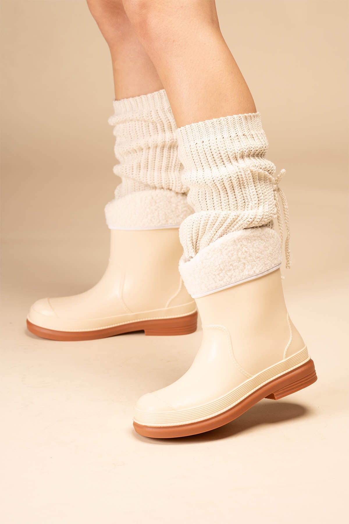 Bota de Agua Mujer Blanco Nosisa Chinitown Chinitown