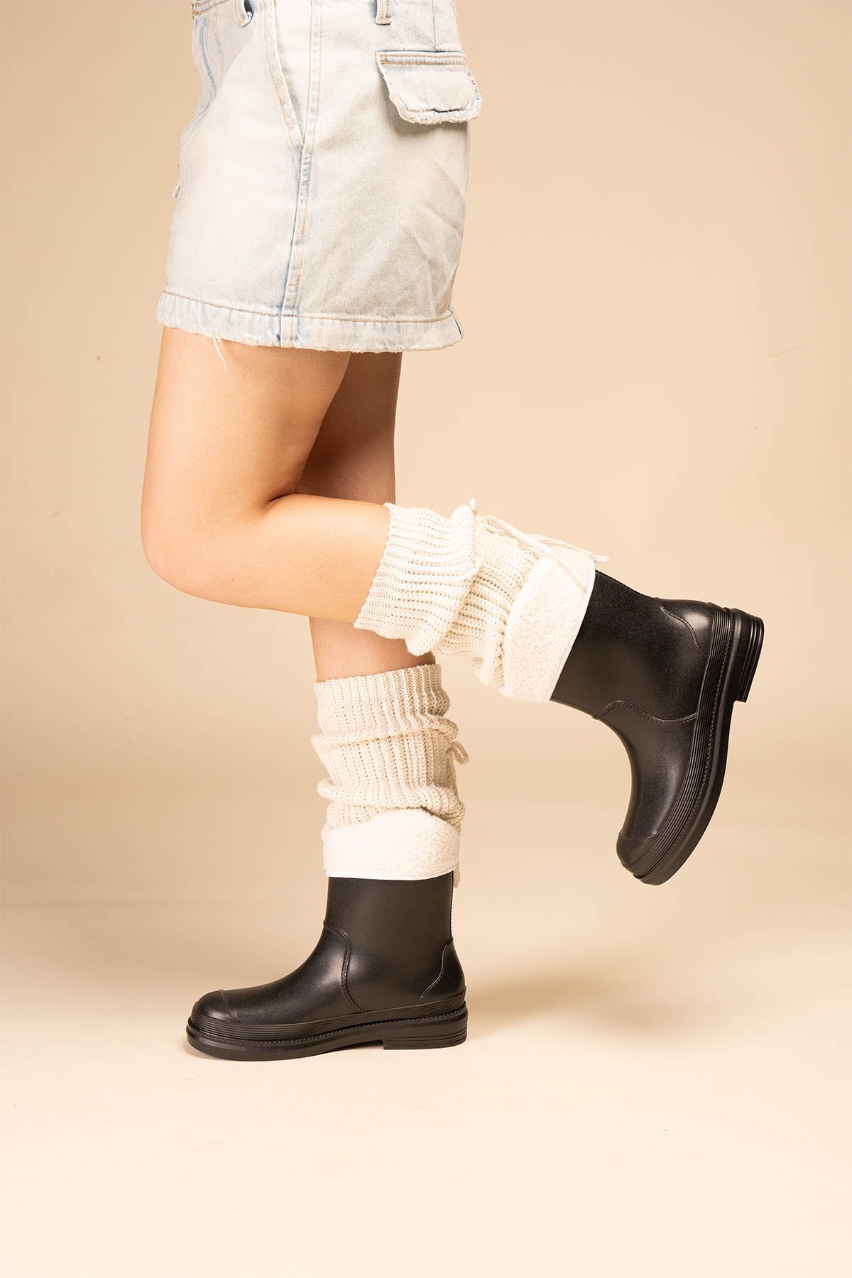 Bota de Agua Mujer Negro Nosisa Chinitown Chinitown