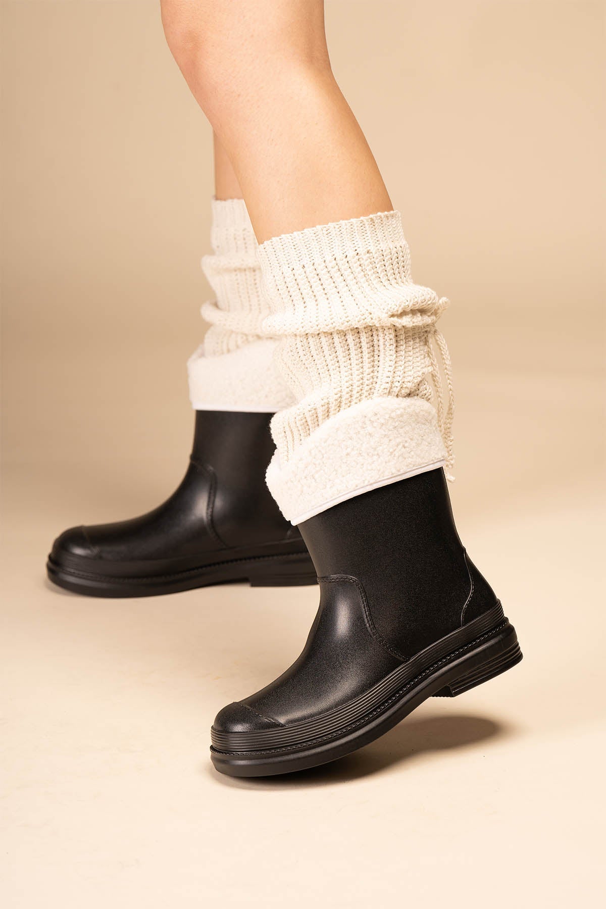 Bota de Agua Mujer Negro Nosisa Chinitown Chinitown