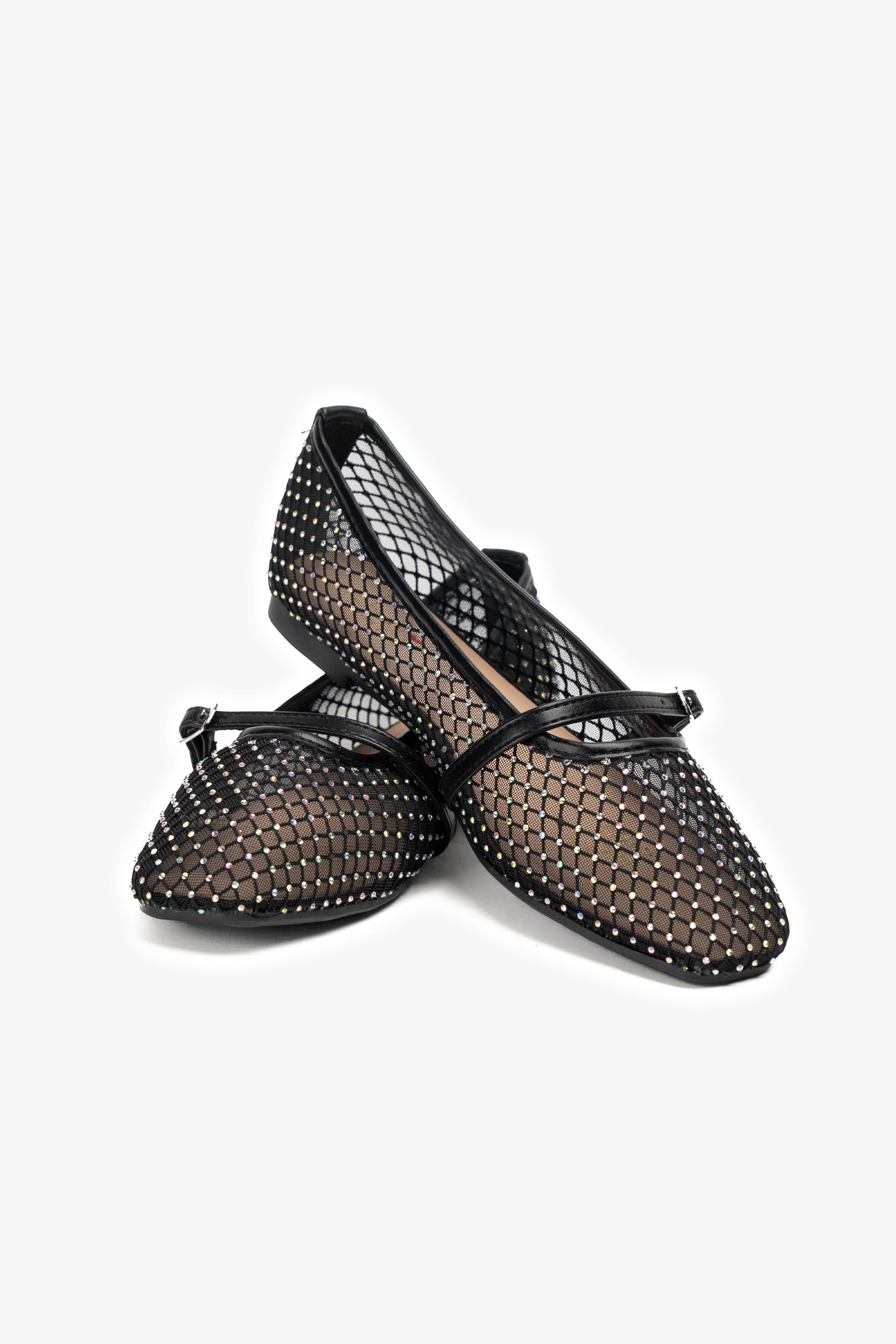 Ballerina Mujer Negro Brillo Chinitown Chinitown