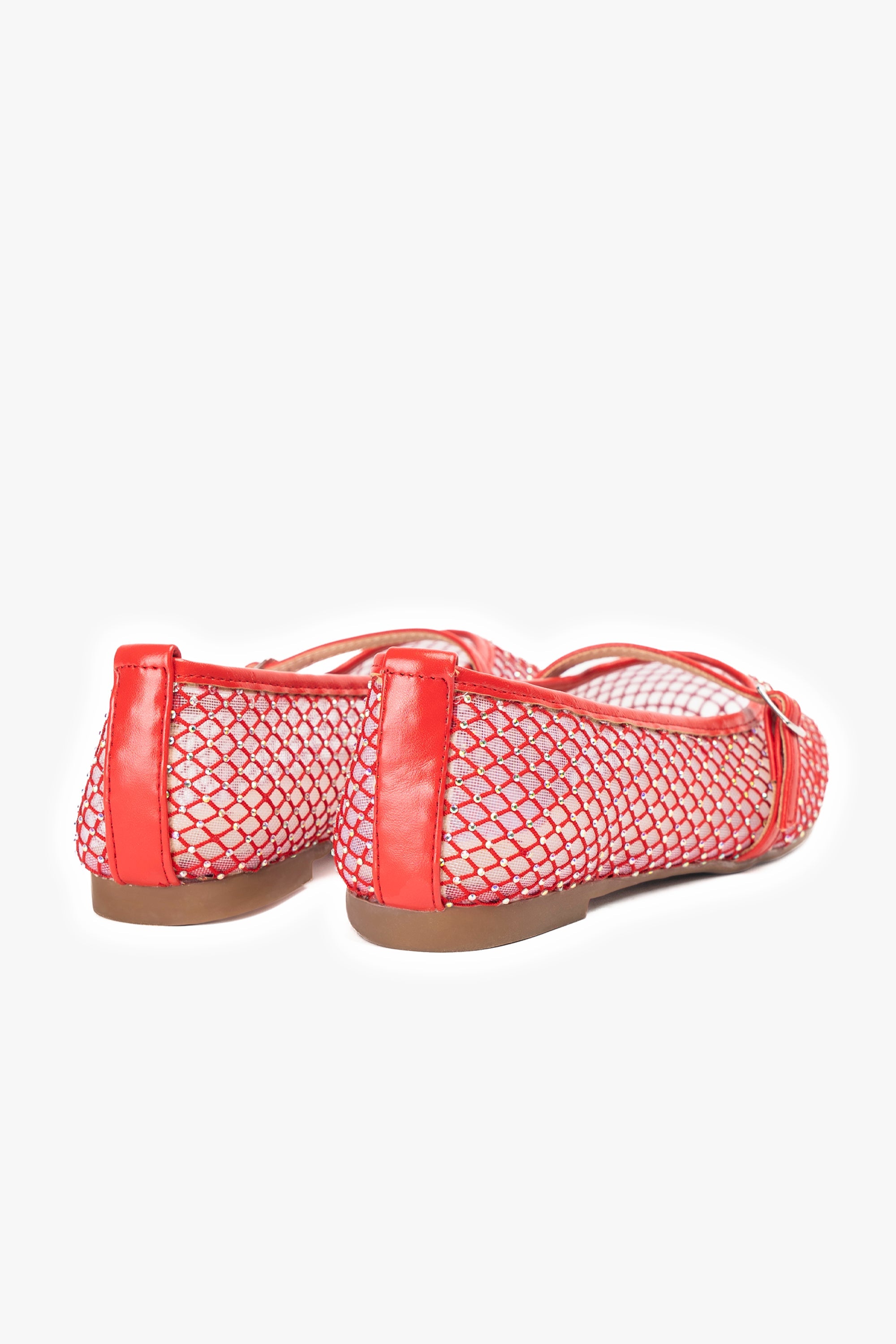 Ballerina Mujer Rojo Brillo Chinitown Chinitown