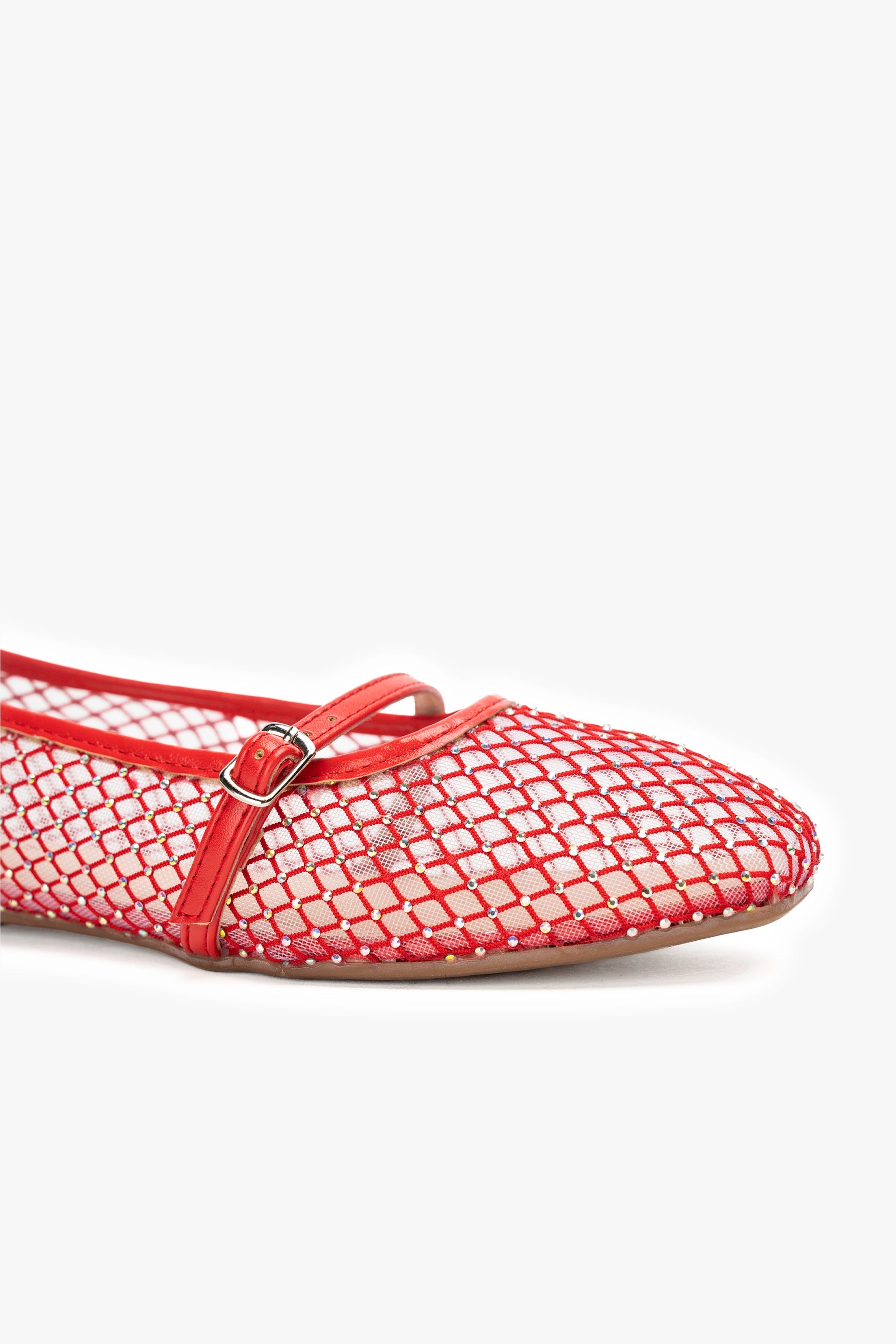 Ballerina Mujer Rojo Brillo Chinitown Chinitown