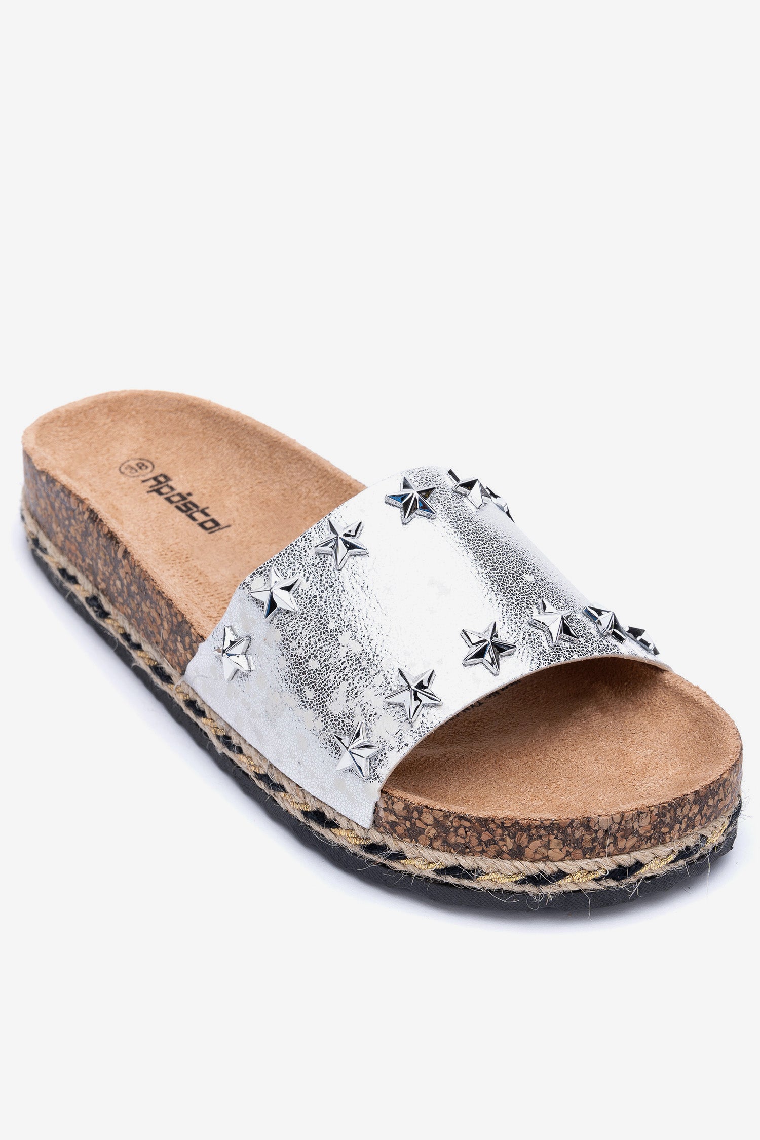 Sandalia Mujer Plateado Fatiha Apóstol Apóstol