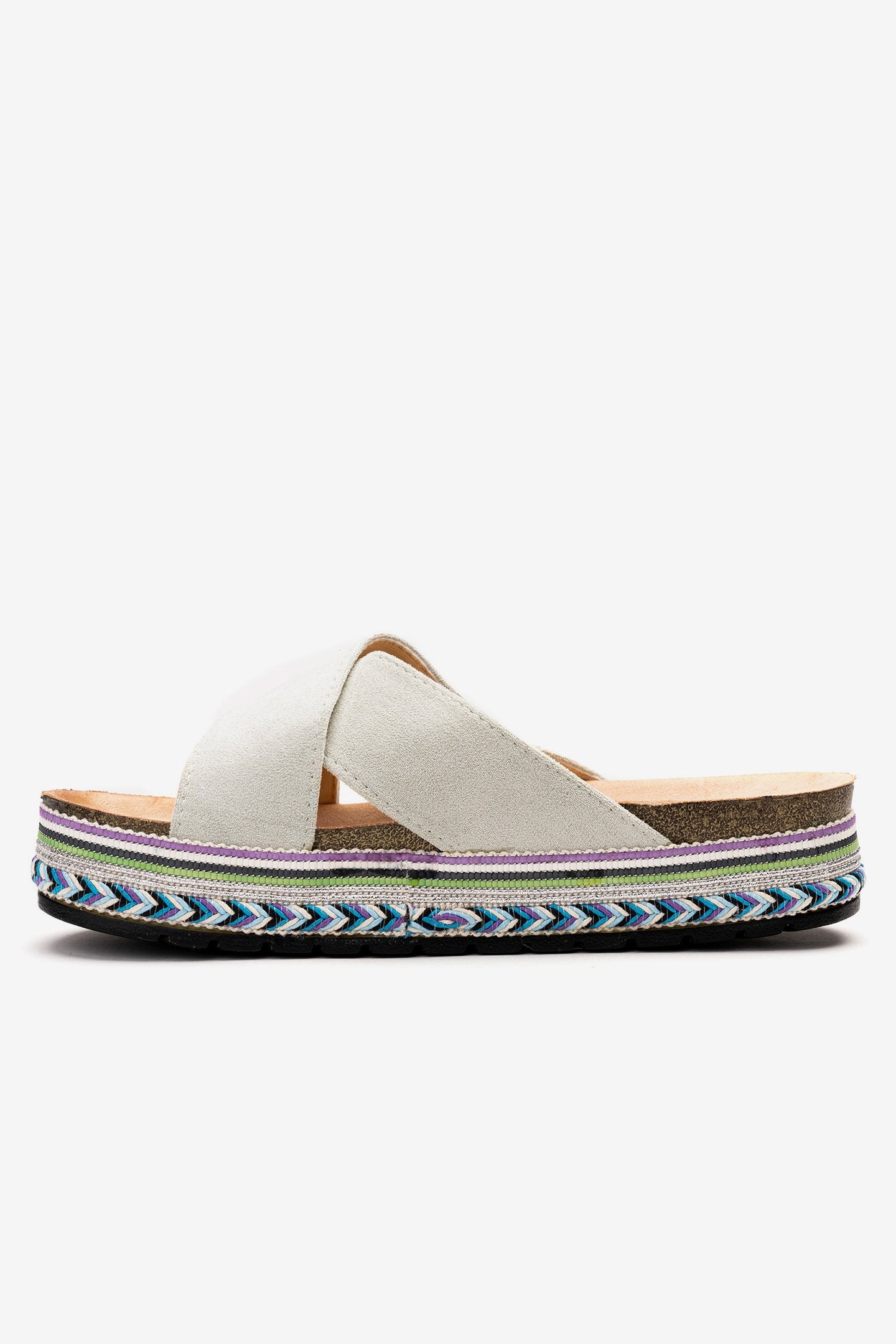 Sandalia Mujer Verde Sasha Chancleta Chancleta