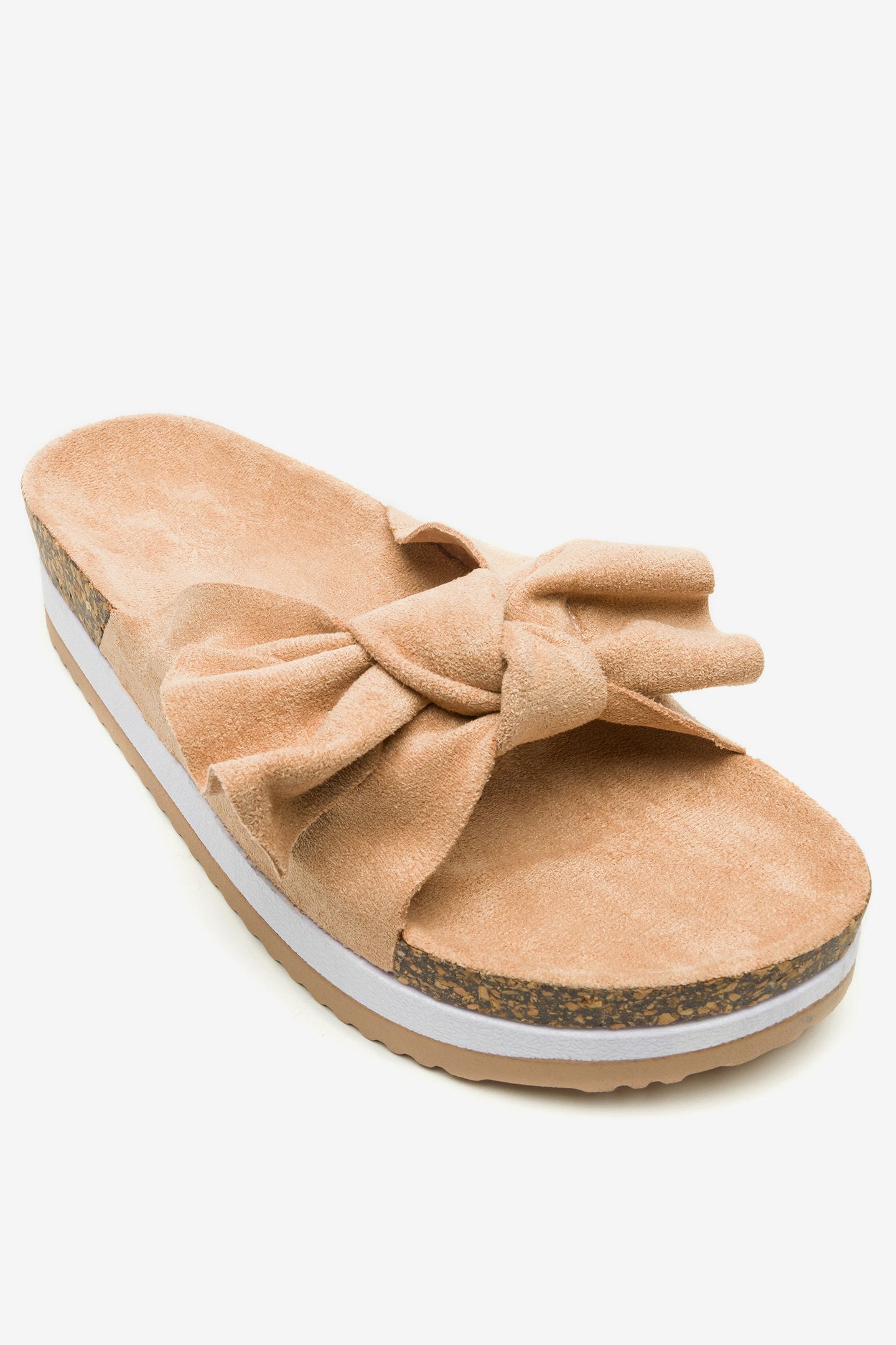 Sandalia Mujer Beige Allison Chancleta Chancleta