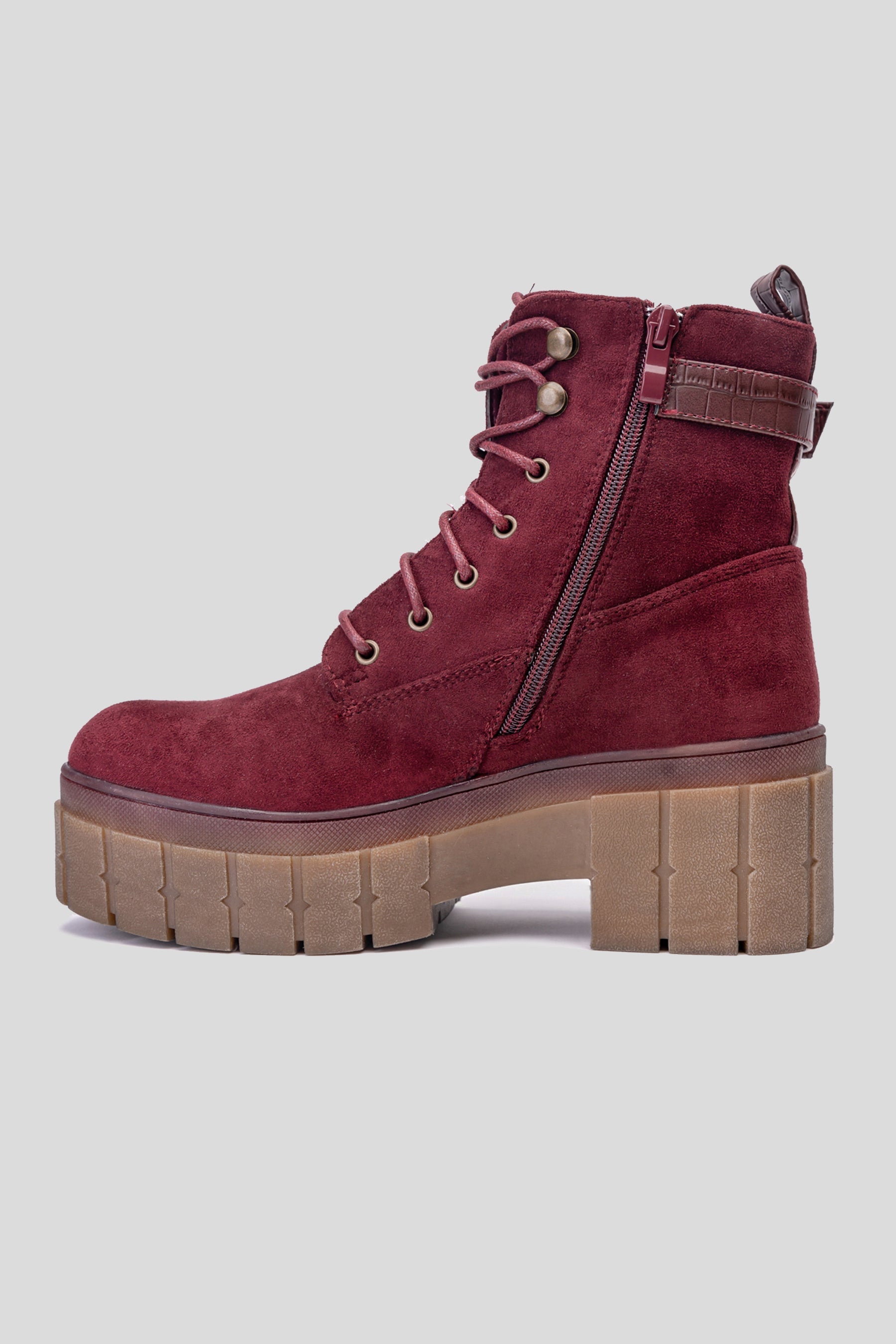 Botín Casual Mujer Burdeo Kendall Chinitown Chinitown