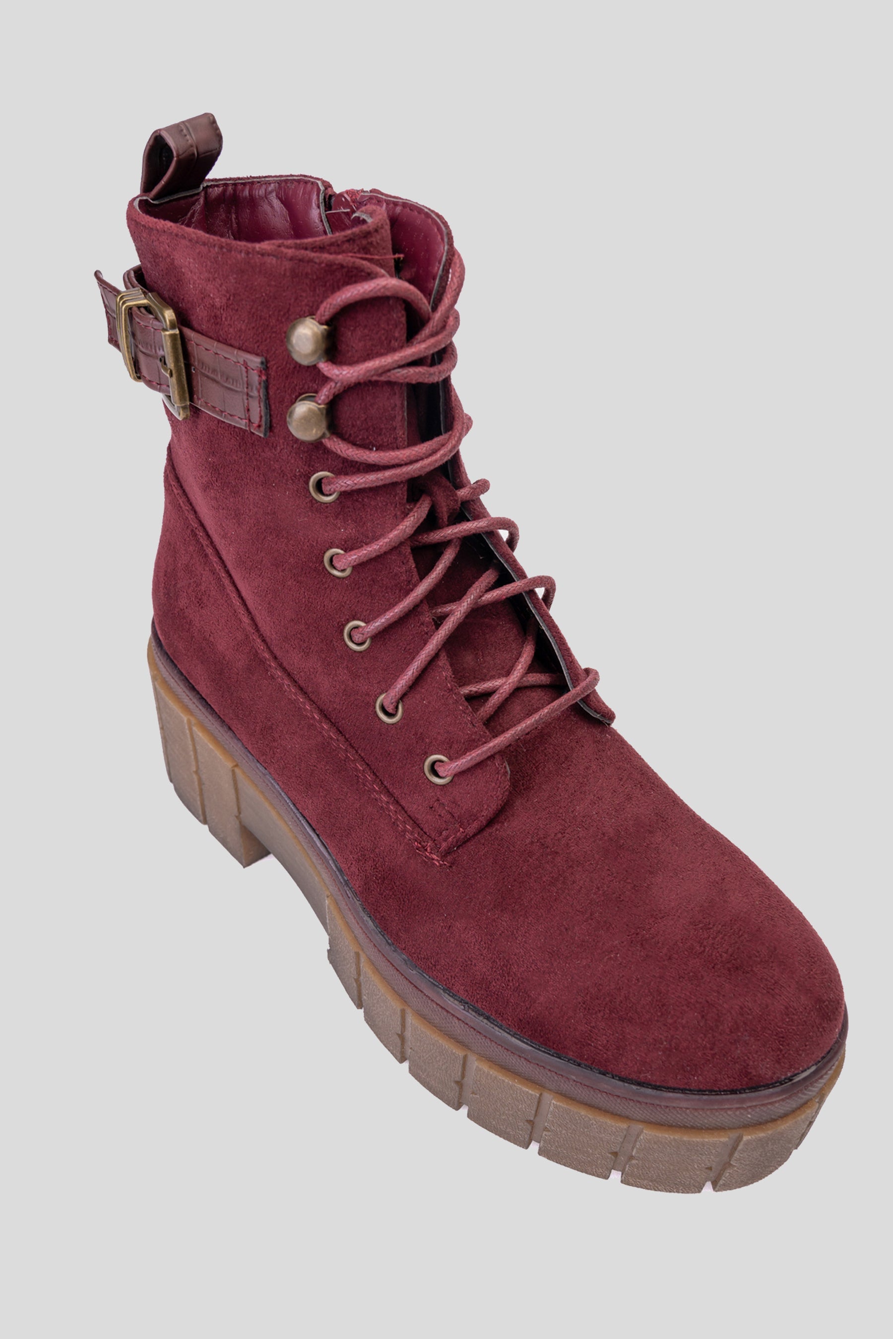 Botín Casual Mujer Burdeo Kendall Chinitown Chinitown