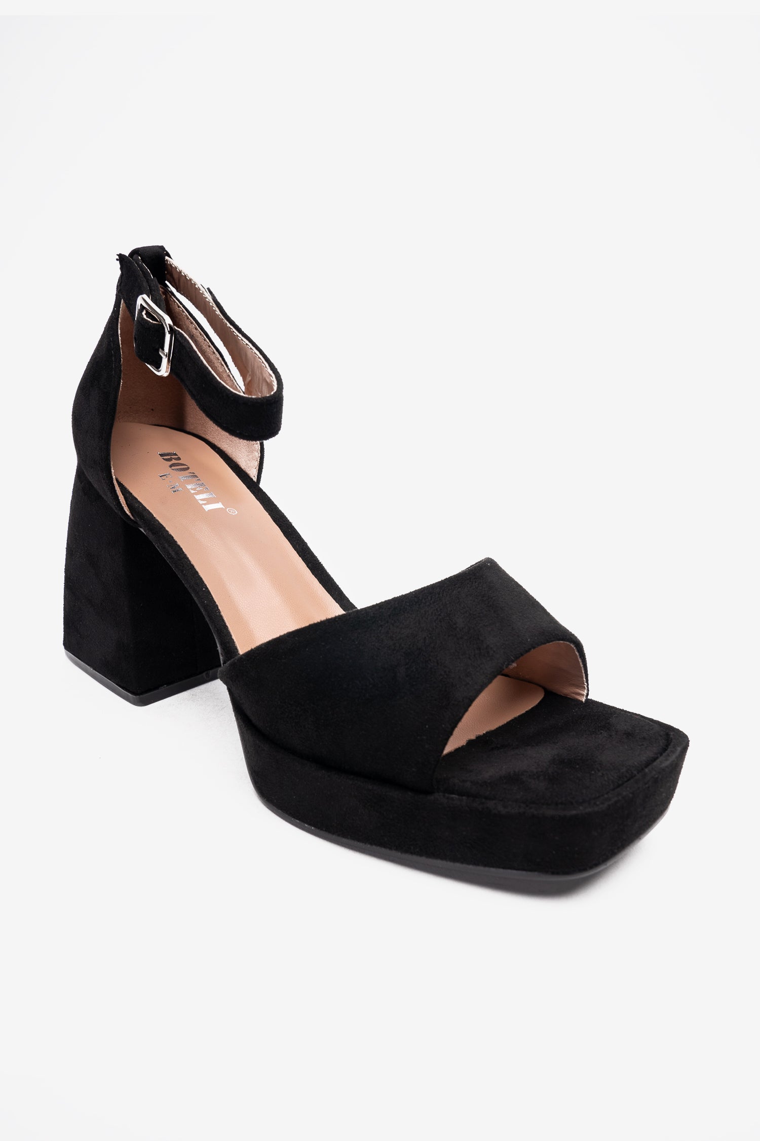 Taco Mujer Negro Abigail Boteli Boteli