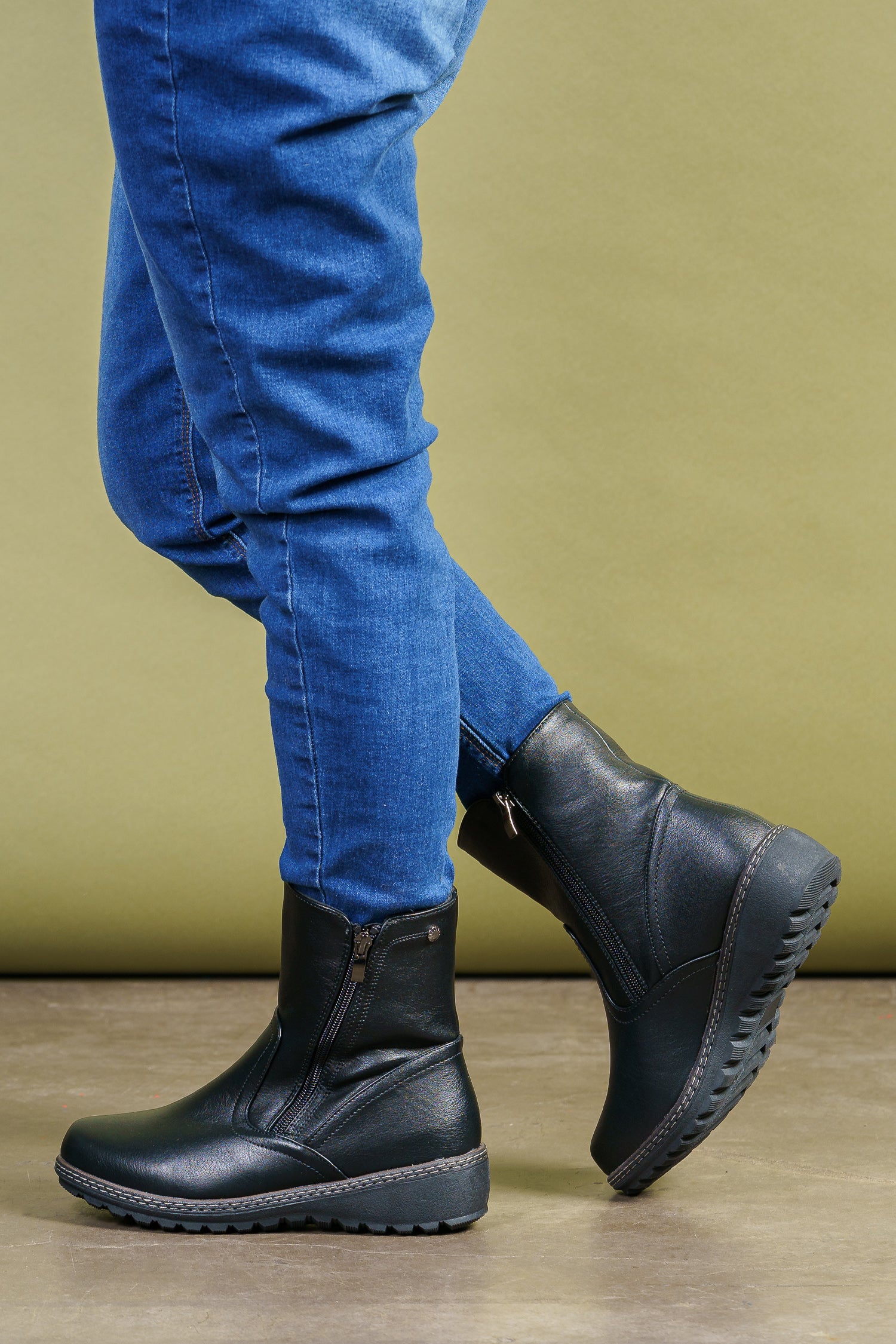 Botín Mujer Negro Carmina Thunder Blue Thunder Blue