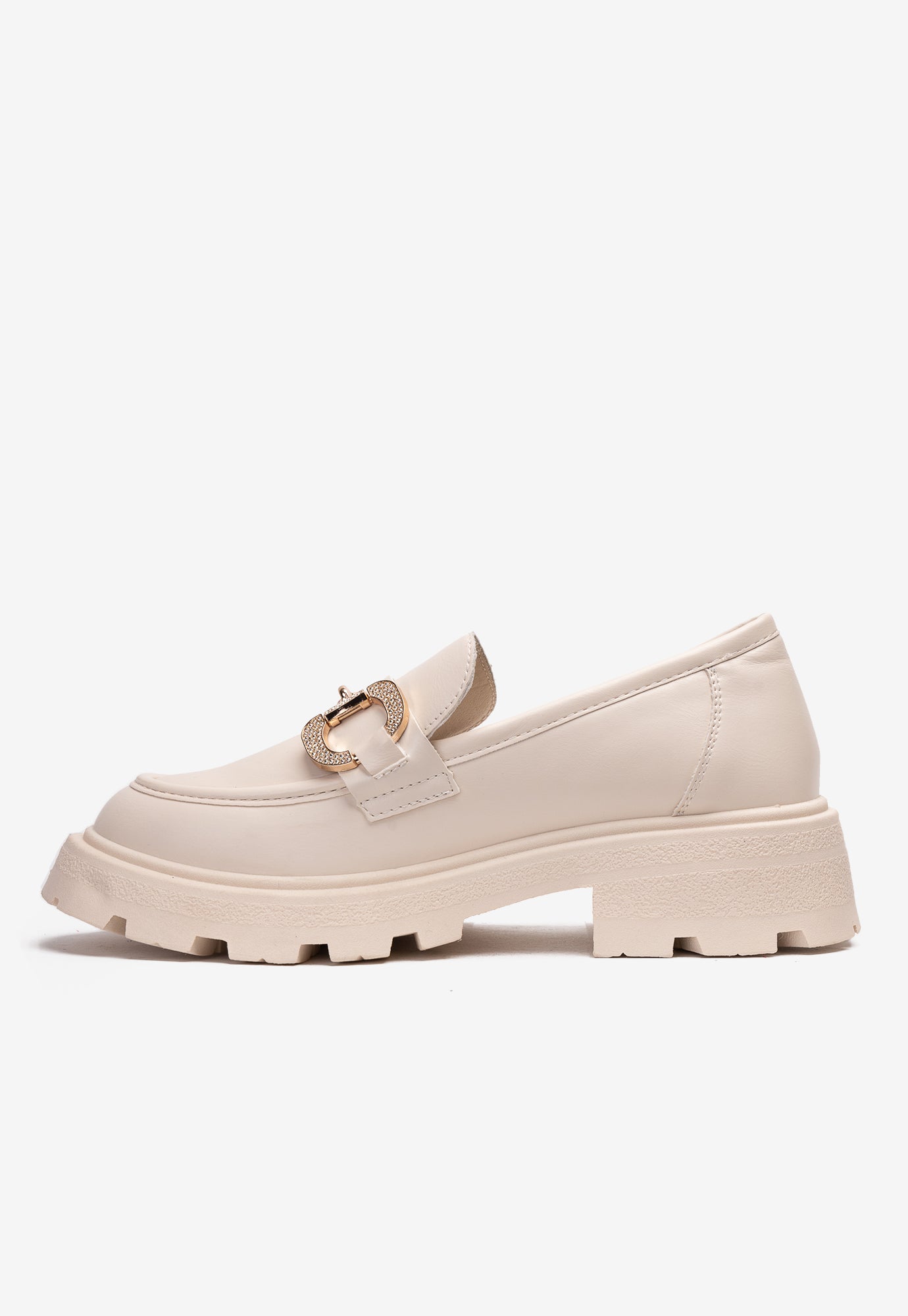 Mocasín Mujer Beige Deva Apóstol Apóstol