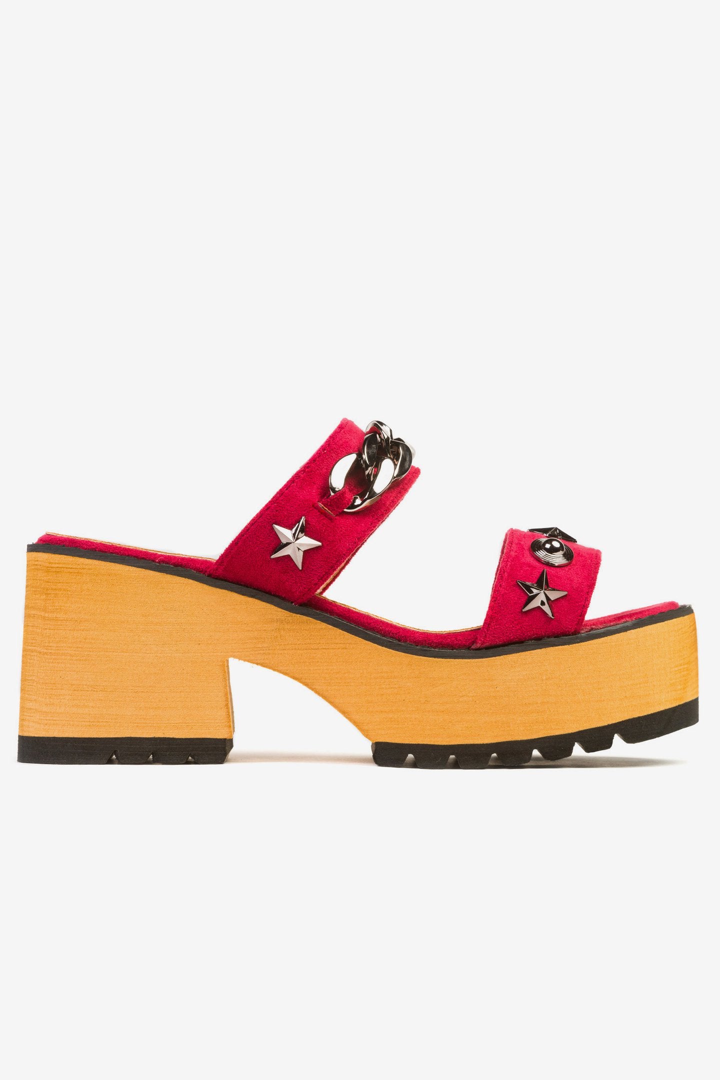 Sandalia Mujer Burdeo Naty Burdeo Chancleta